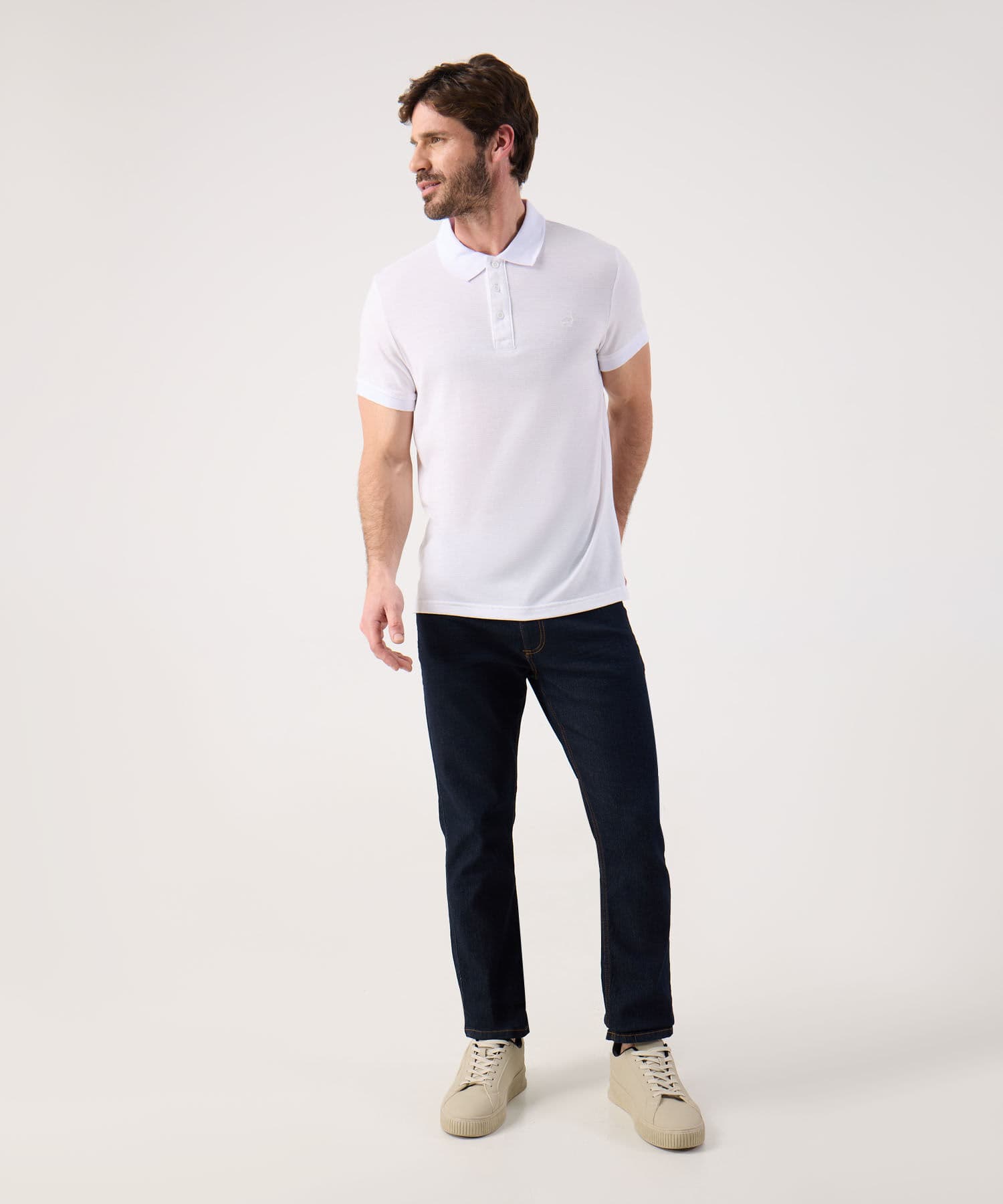 Jean Palma Natural azul marino para hombre, vista 2