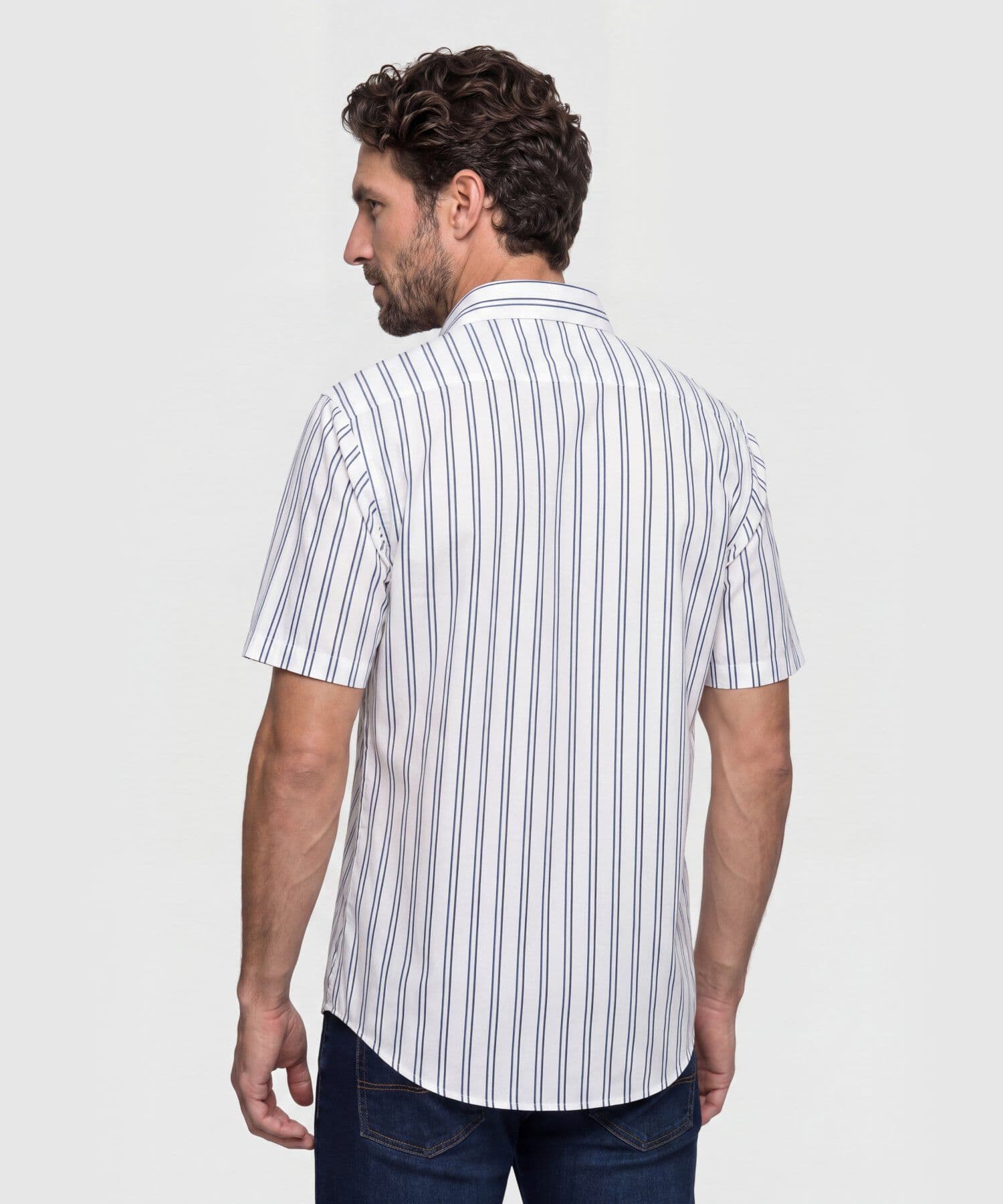 Camisa Valle Sastre blanco para hombre, vista 2