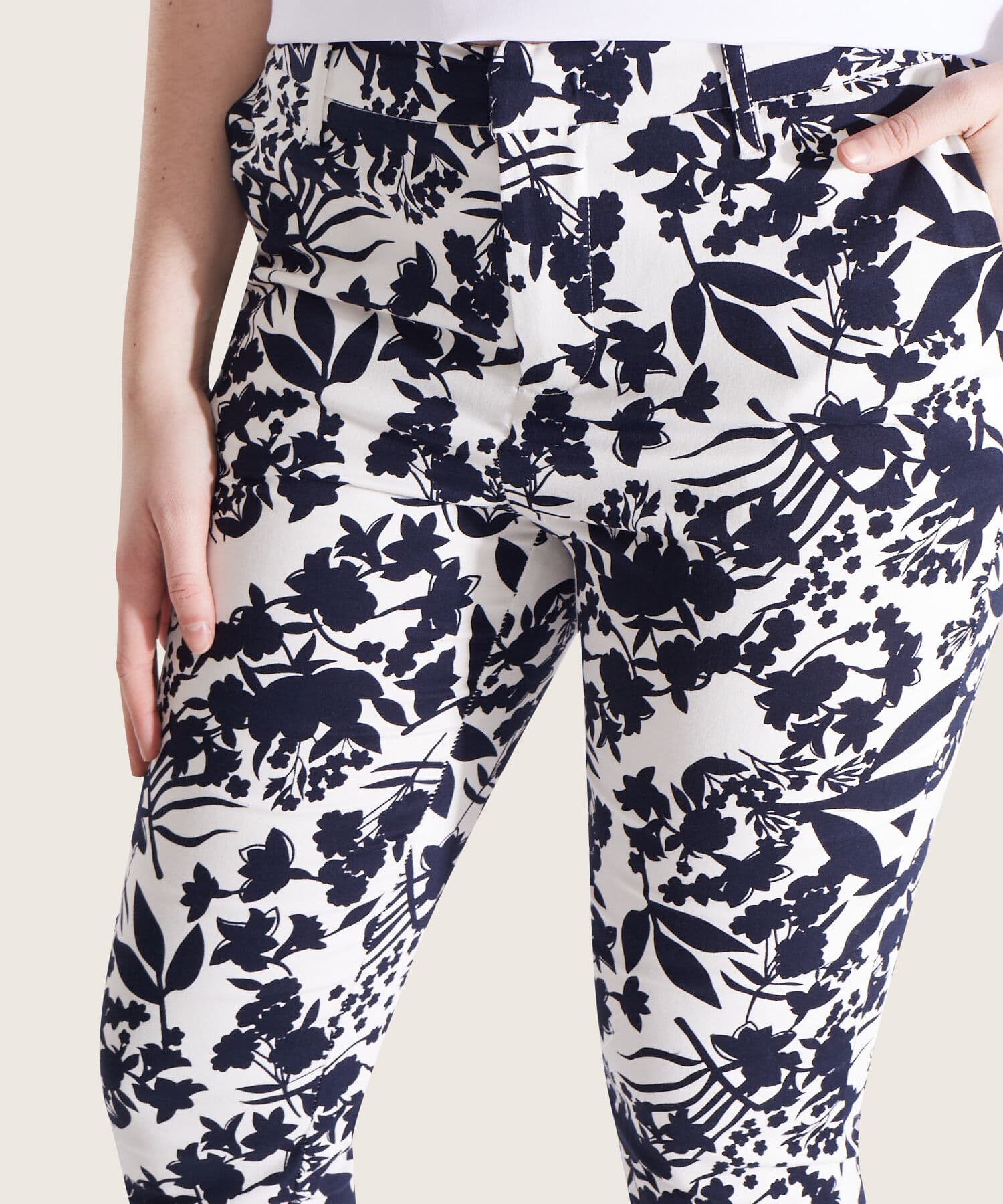 Pantalón Laguna Edición Lino blanco para mujer, vista 3