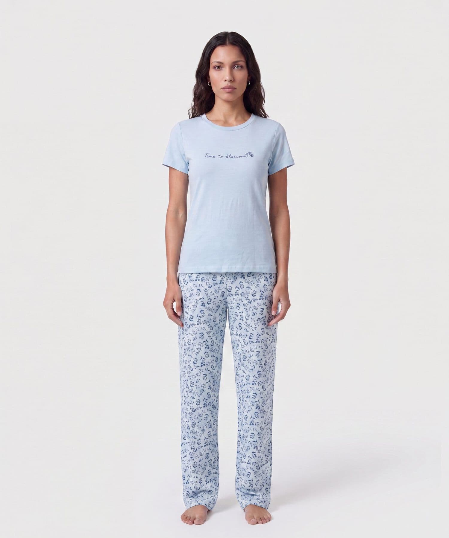 Camiseta Valentina Ligero azul marino para mujer, vista principal