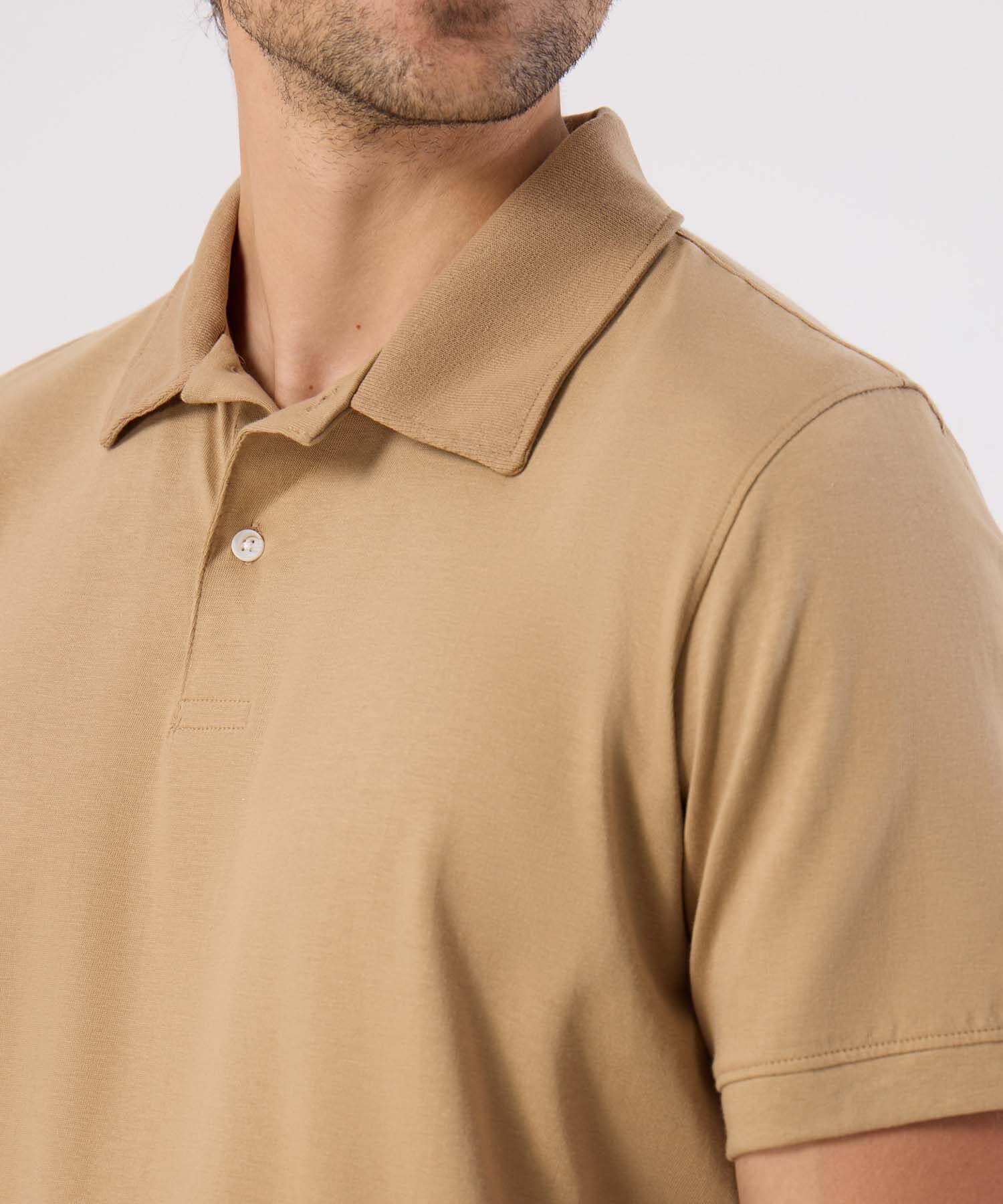 Polo Elisa de Ciudad café para hombre, vista 3