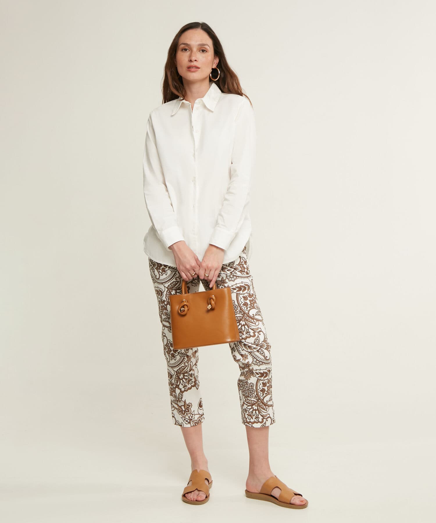 Pantalón Dalia Urbano dorado para mujer, vista 2