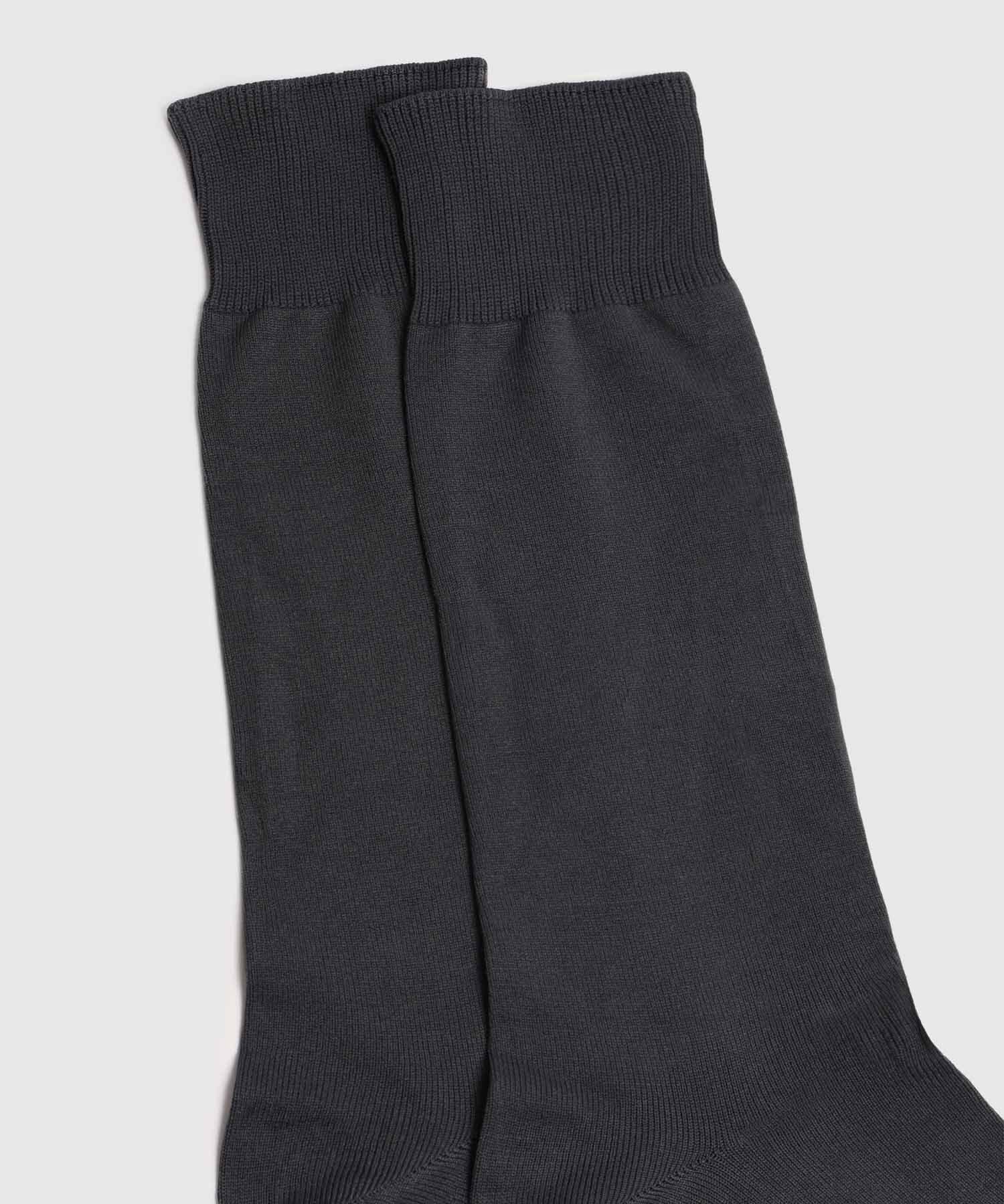 Medias Solana Texturizado gris humo para hombre, vista 2