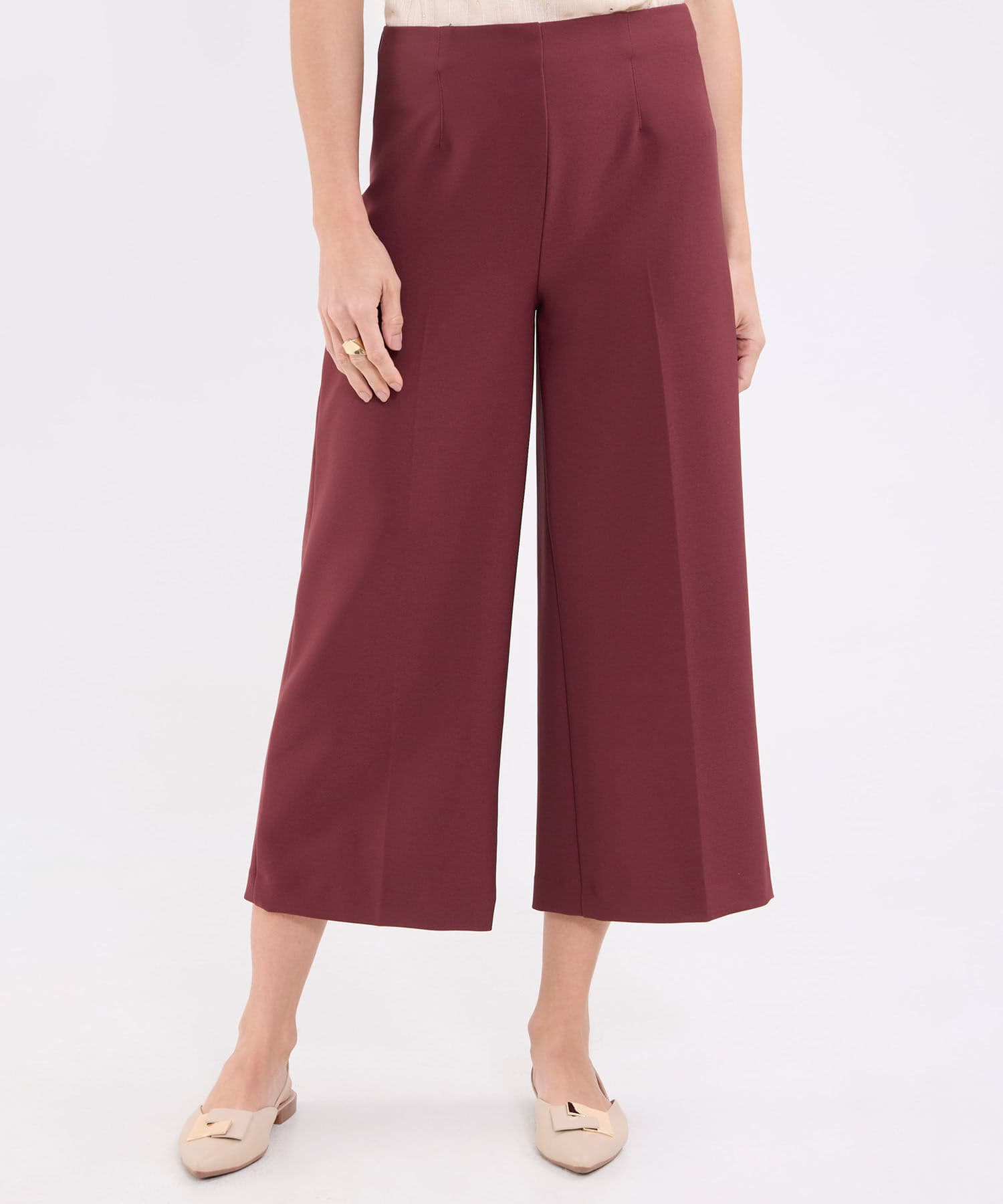 Pantalón Siena Texturizado verde oliva para mujer, vista principal