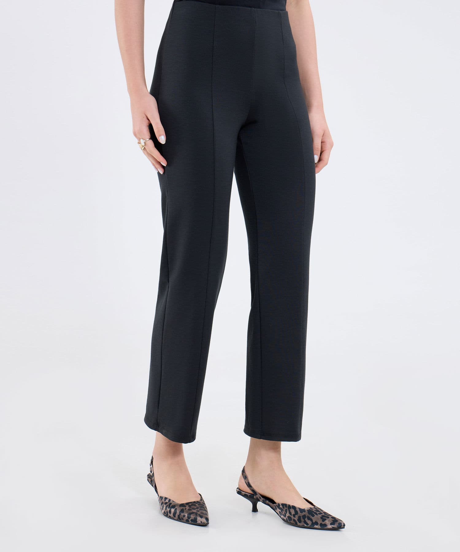Botines Aura Edición Lino negro para mujer, vista principal