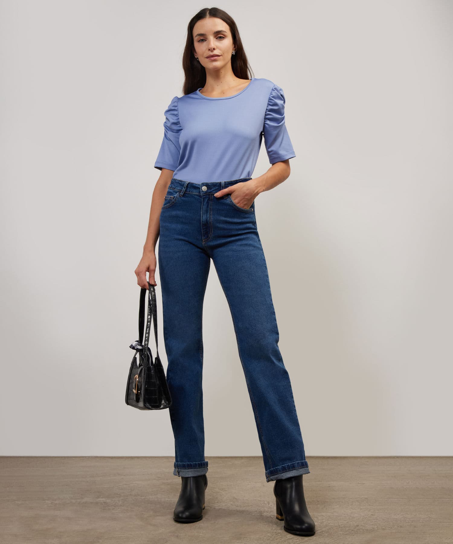 Jean Selva de Viaje azul marino para mujer, vista 2