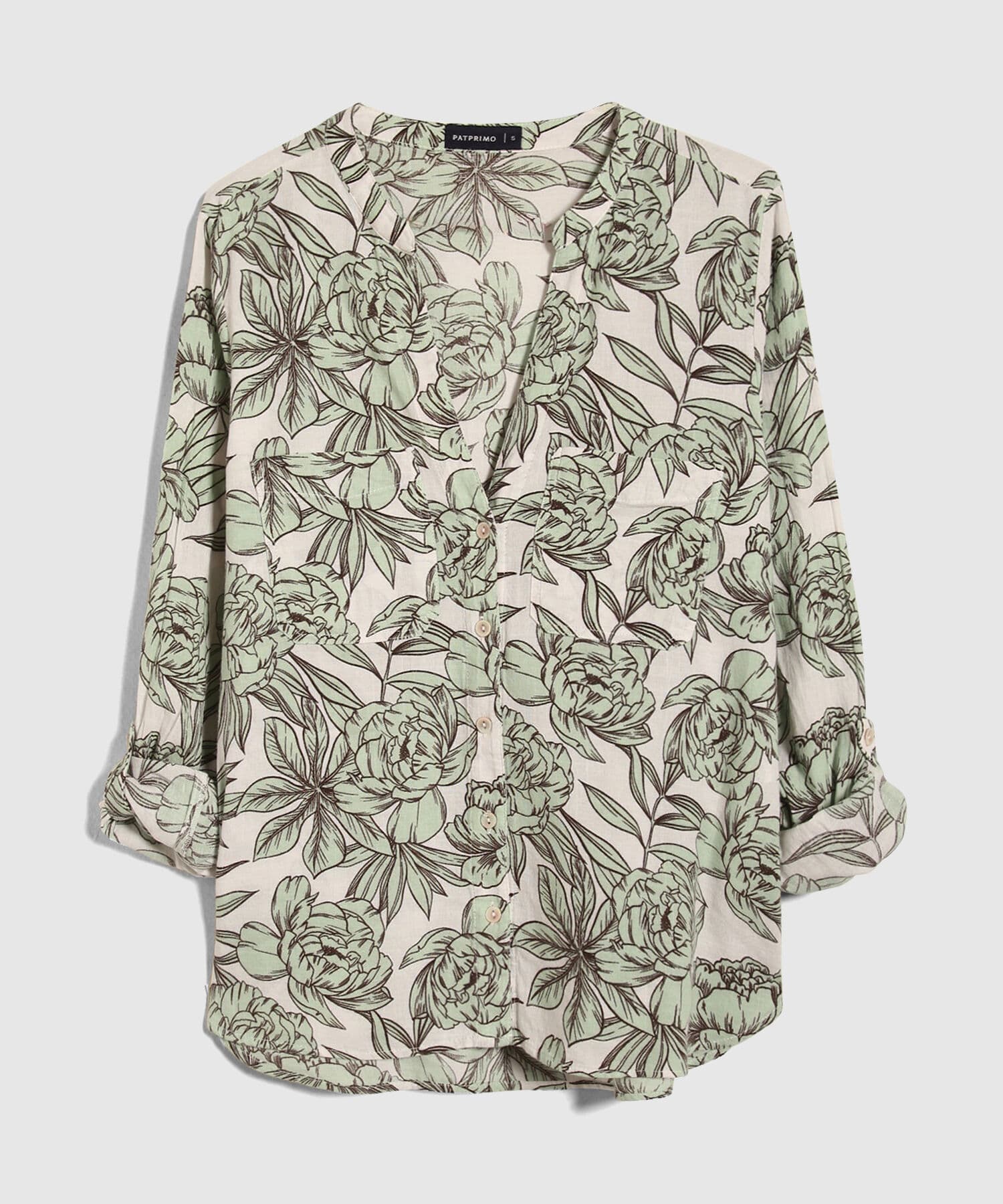 Blusa Valentina Edición Índigo verde oliva para mujer, vista 5