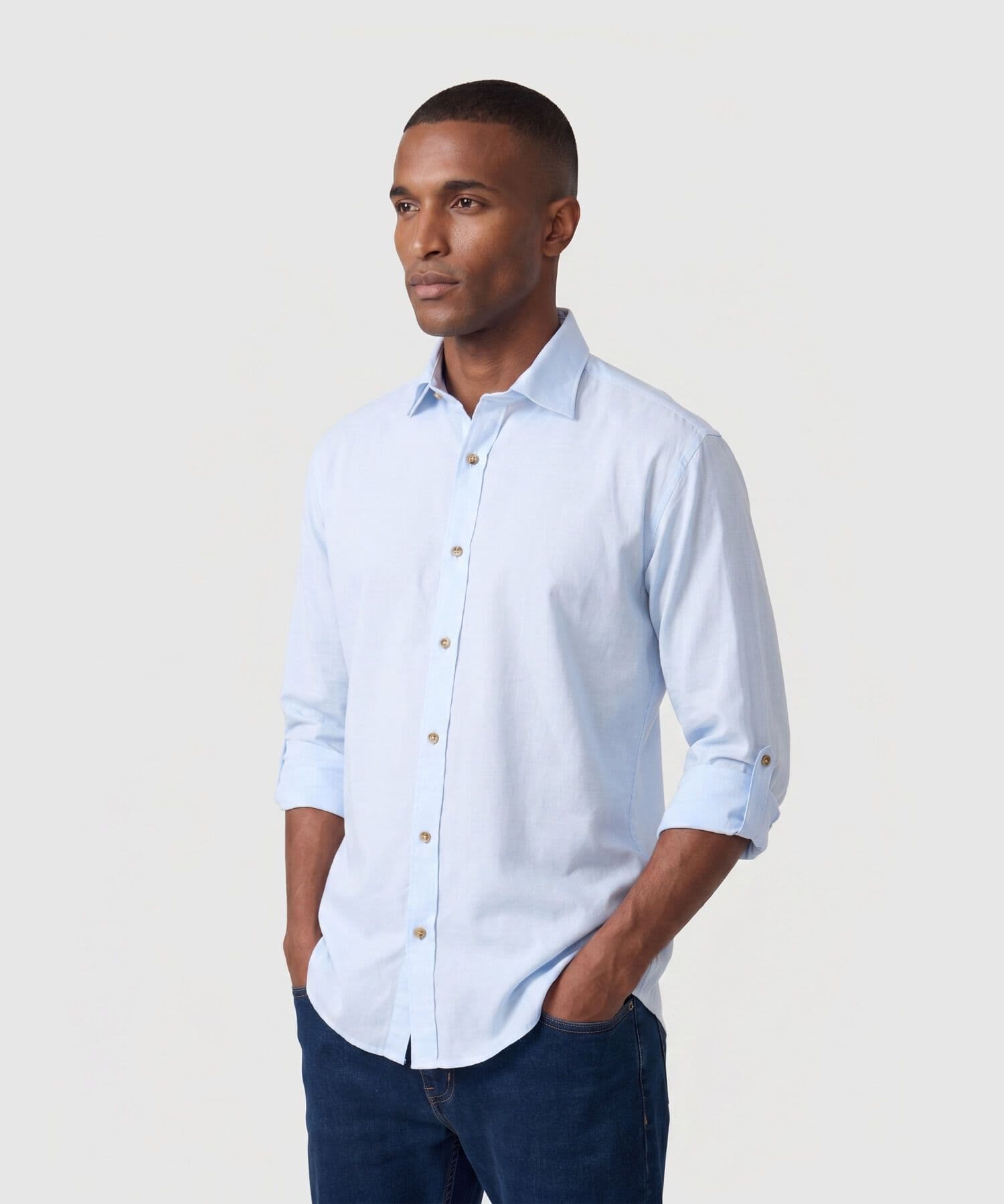 Camisa Serena Clásico azul marino para hombre, vista principal