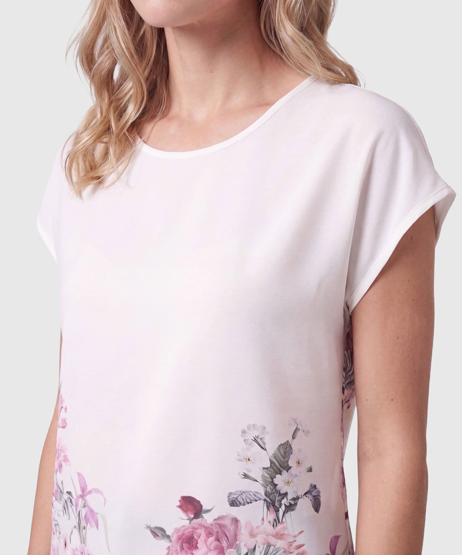 Blusa Valle Esencial blanco para mujer, vista 3