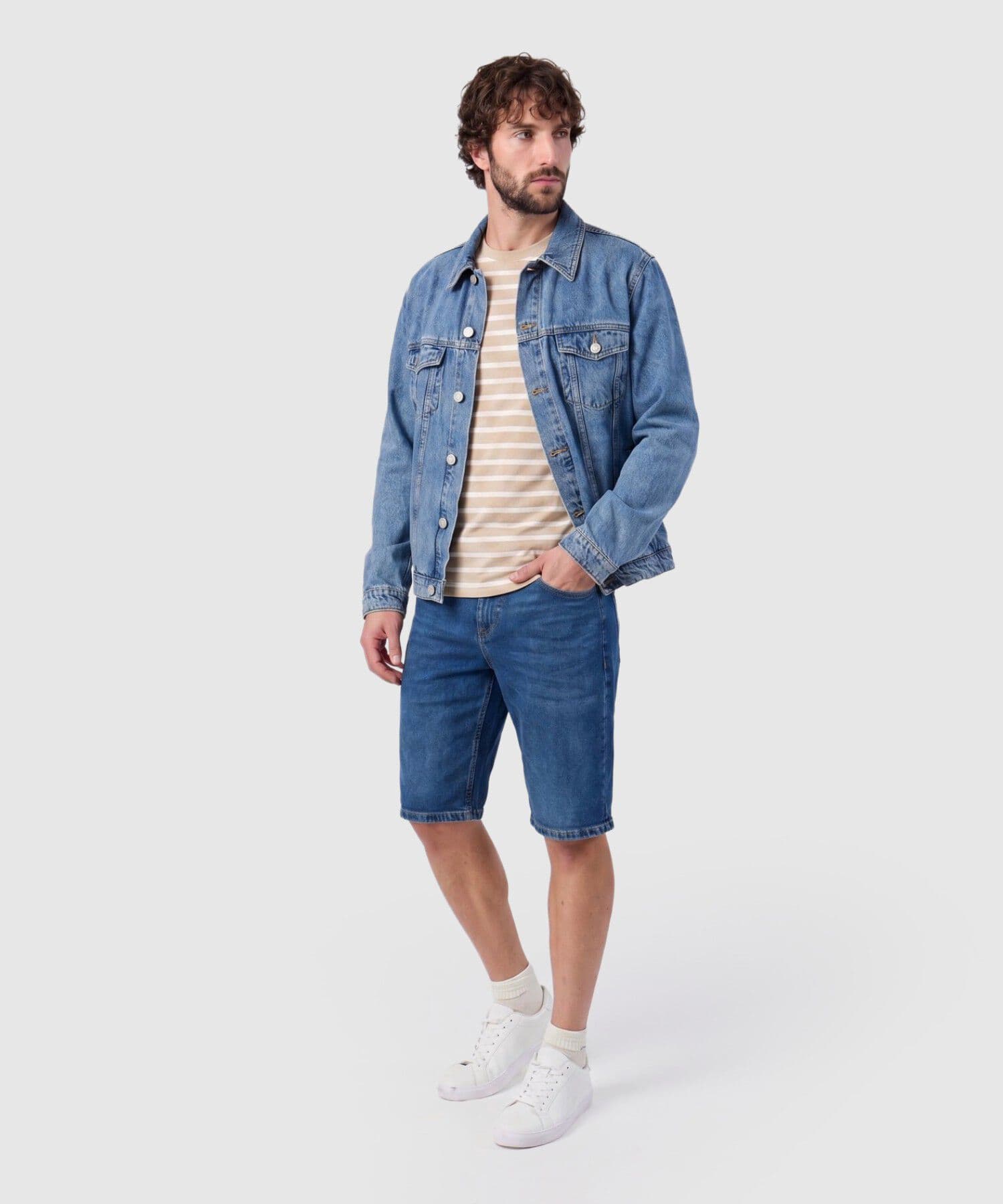 Camiseta Brisa Sastre arena para hombre, vista 2