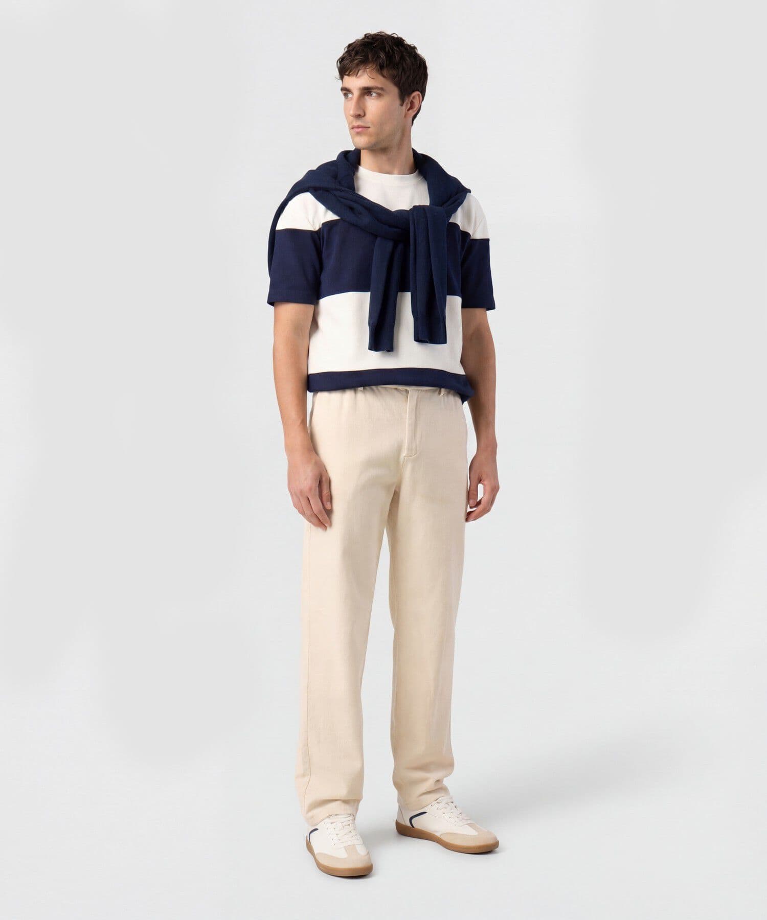 Camiseta Flora Esencial blanco para hombre, vista 2
