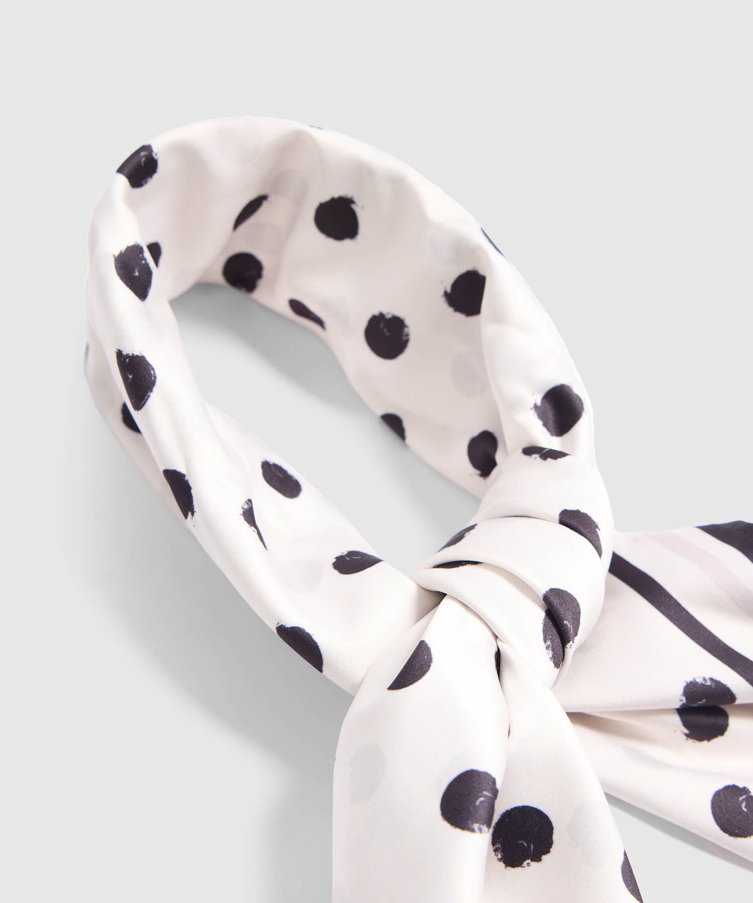 Pañoleta Valentina Relajado blanco para mujer, vista 2