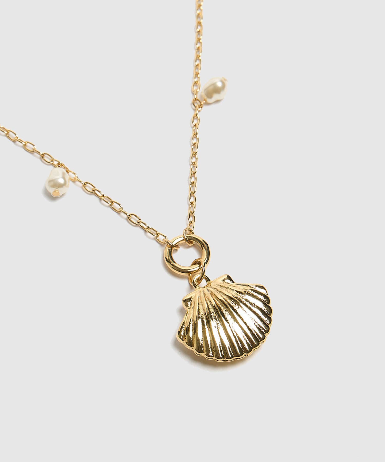 Aretes Salina Edición Lino dorado para mujer, vista 4