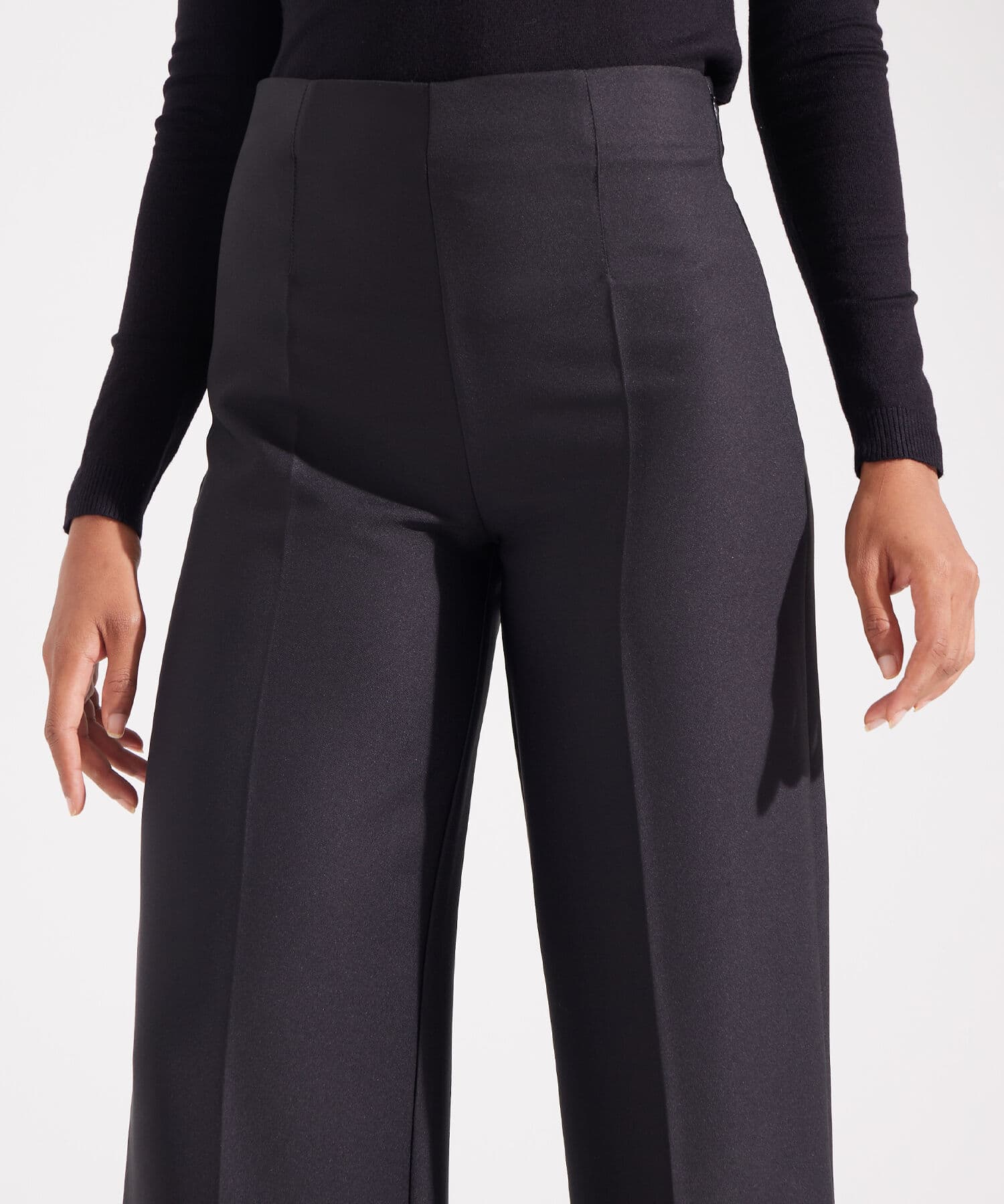 Pantalón Carmín Clásico negro para mujer, vista 3