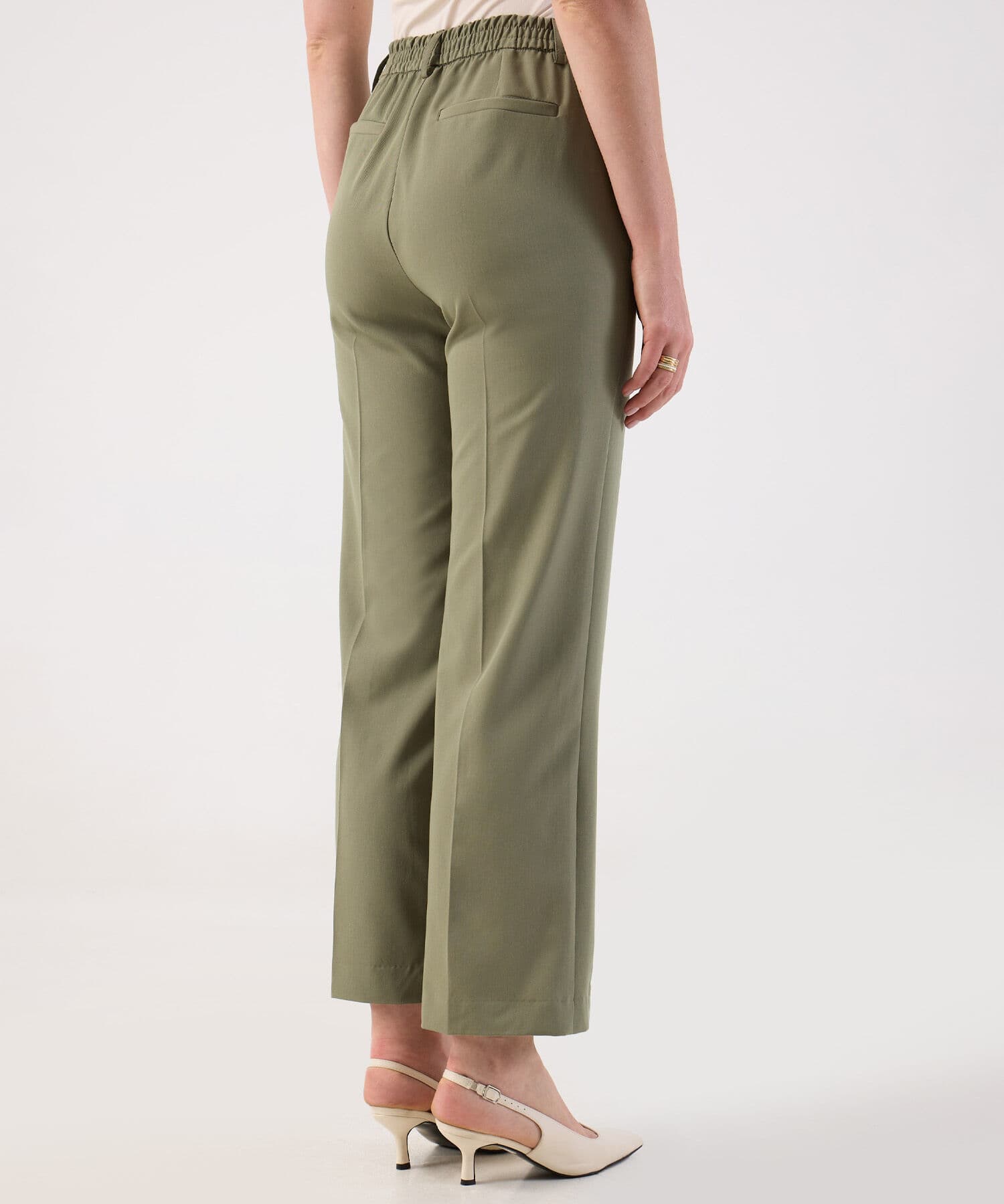 Pantalón Oliva Natural verde oliva para mujer, vista 4