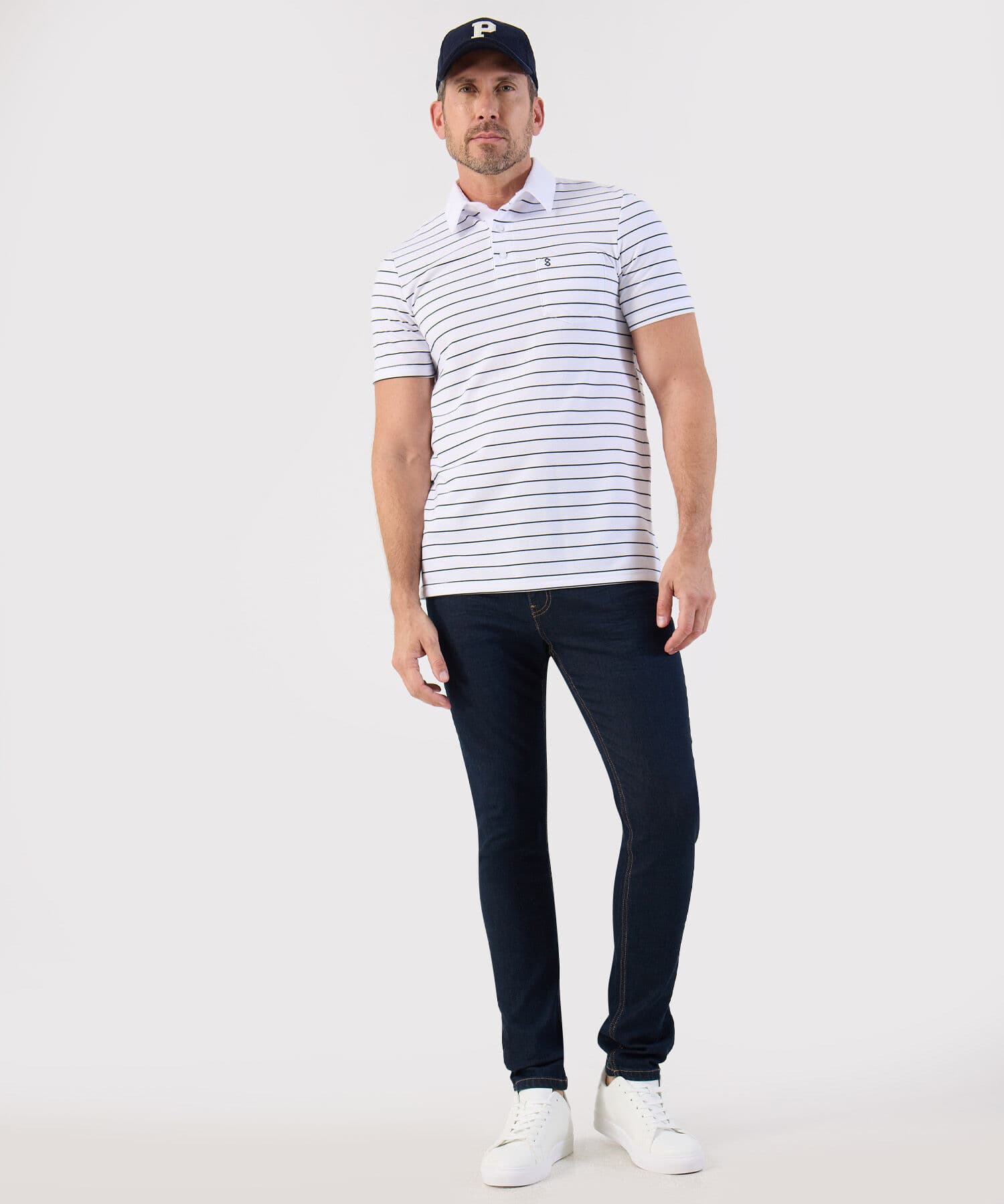 Polo Valentina de Viaje blanco para hombre, vista 2