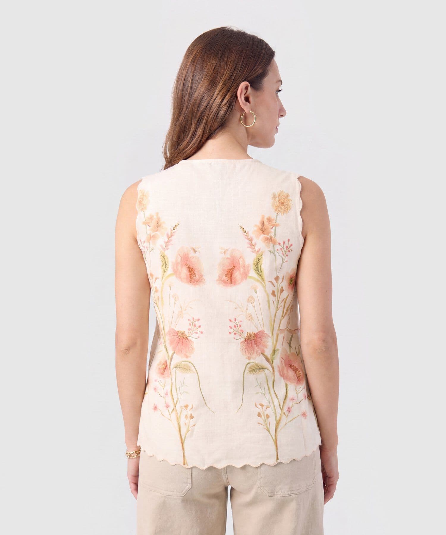 Blusa Emilia de Día azul marino para mujer, vista 4