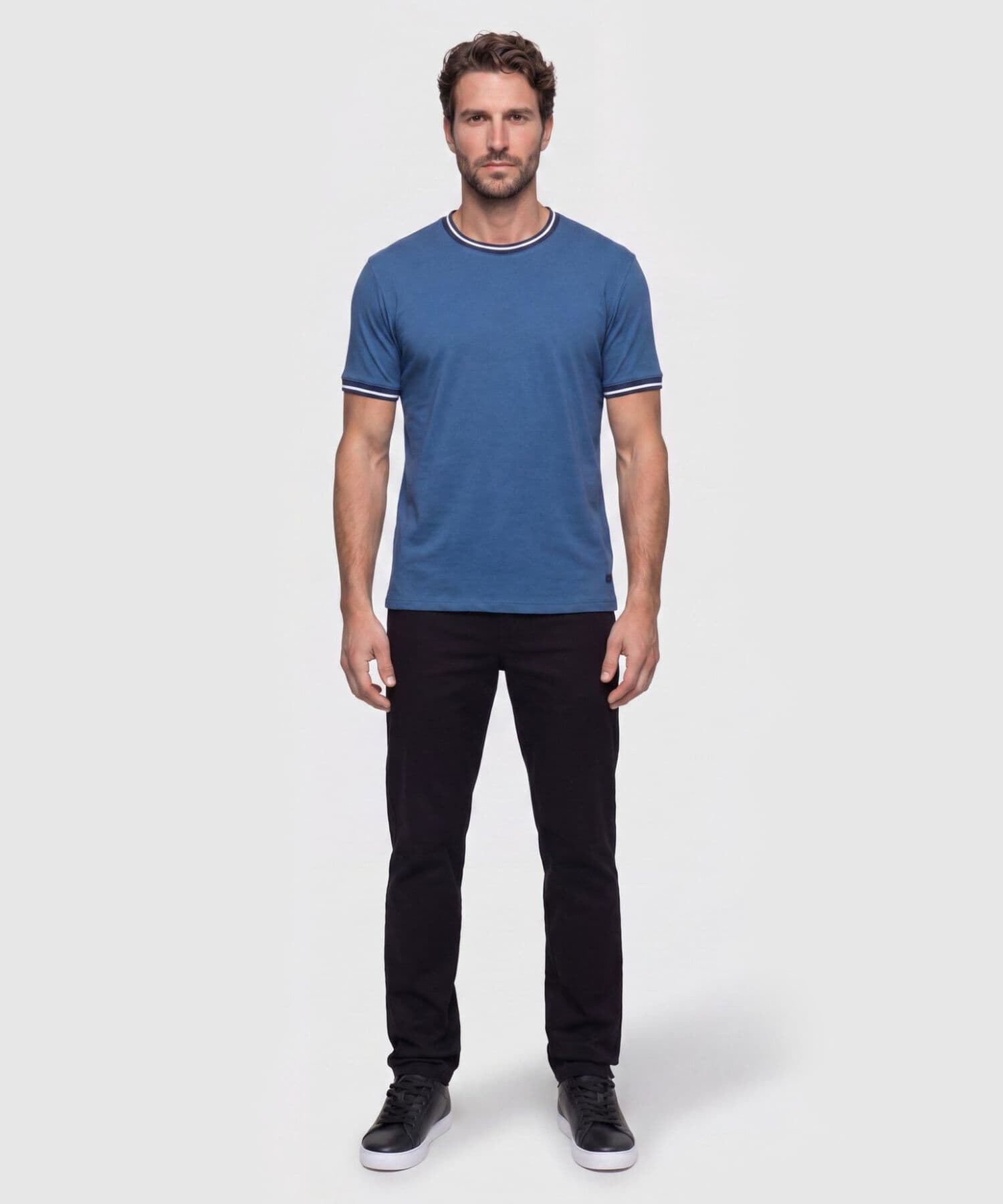 Camiseta Marea Fluido azul marino para hombre, vista 2