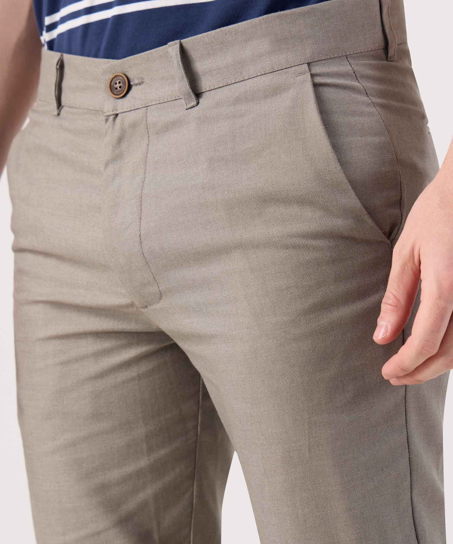 Pantalón Violeta de Noche gris humo para hombre, vista 3