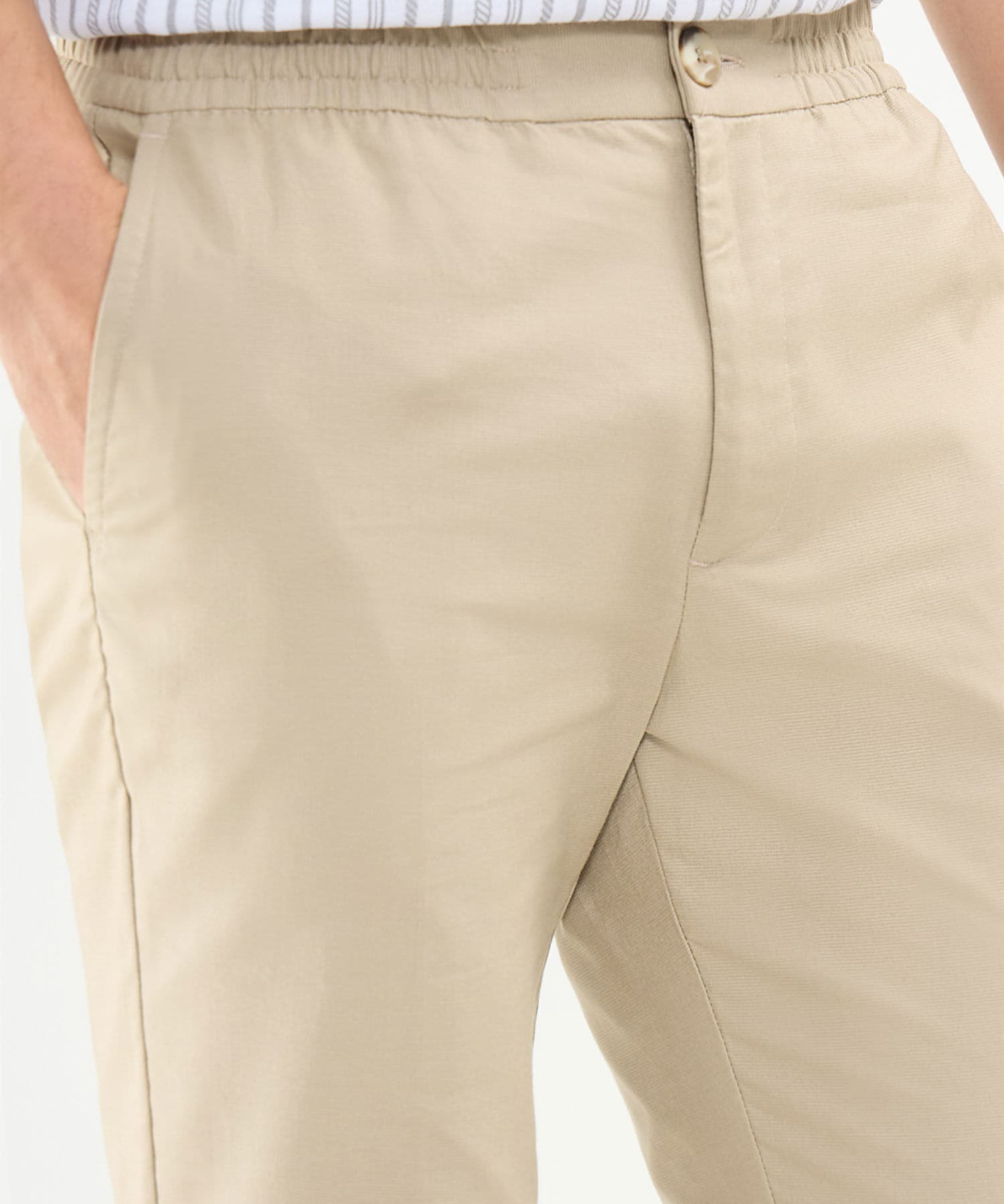 Pantalón Cauce Edición Lino arena para hombre, vista 3