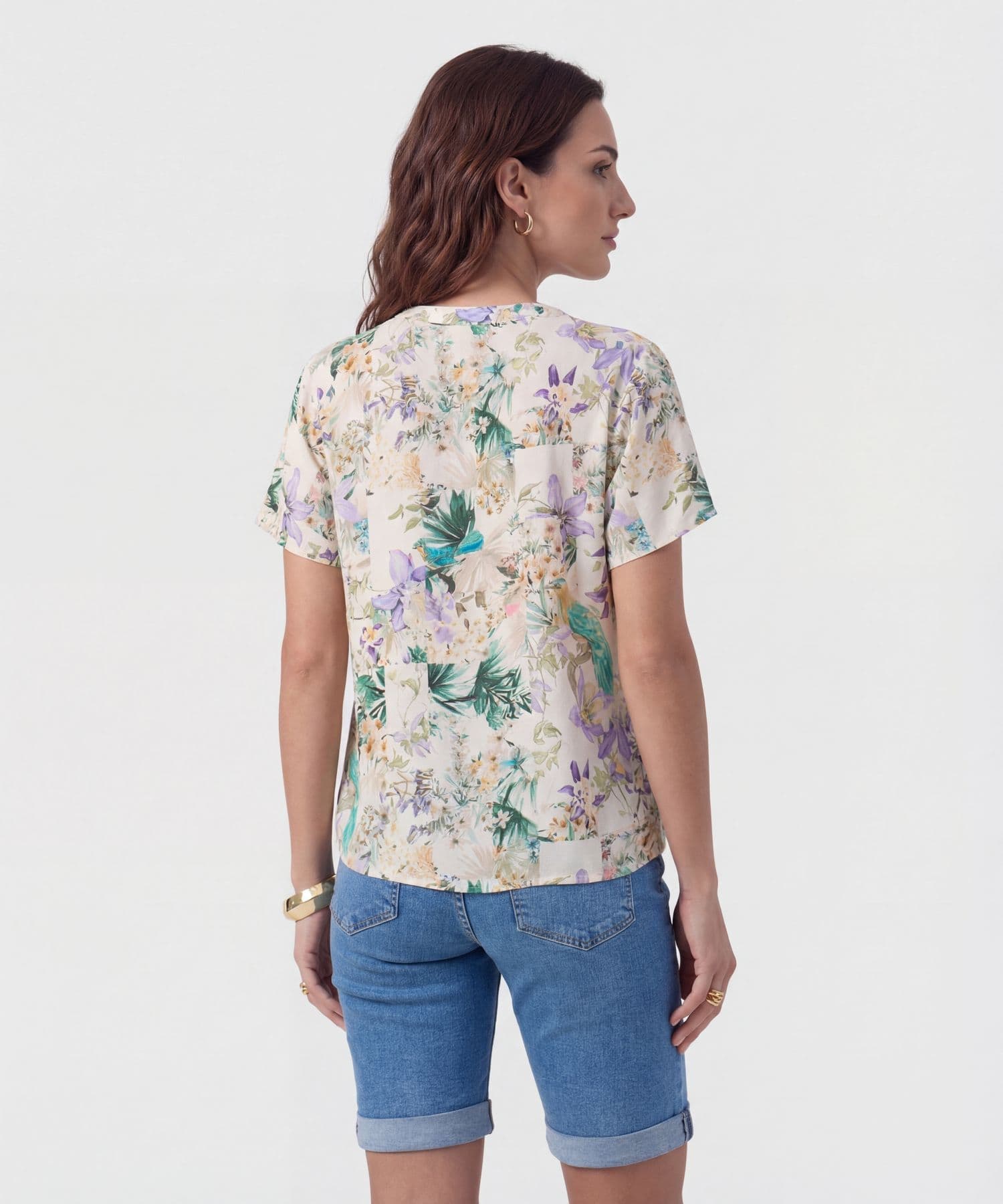 Blusa Celeste Edición Índigo arena para mujer, vista 4