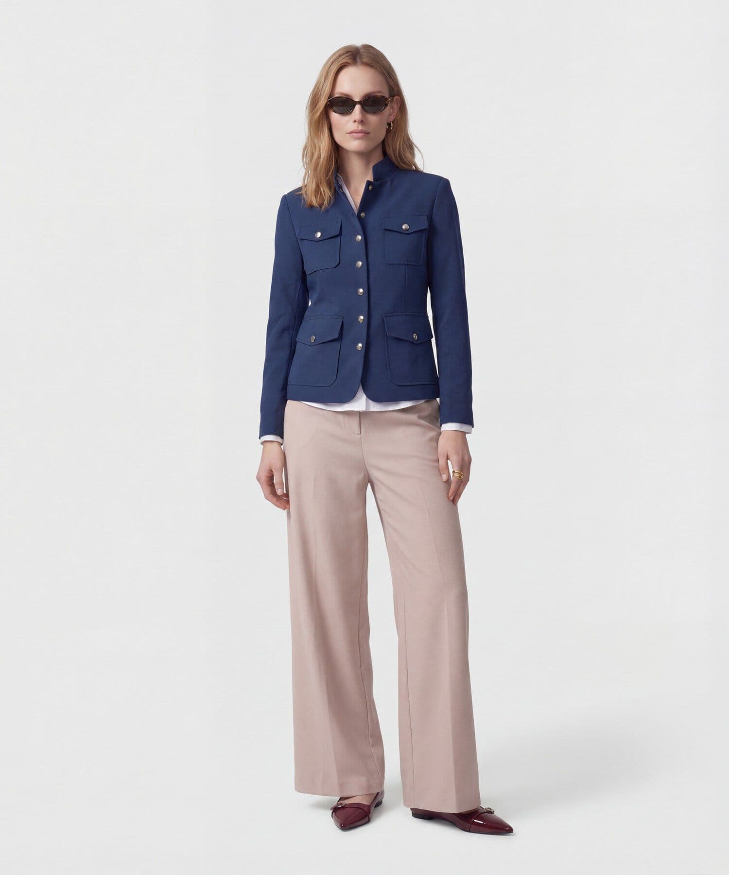 Chaqueta Candelaria de Día azul marino para mujer, vista 2