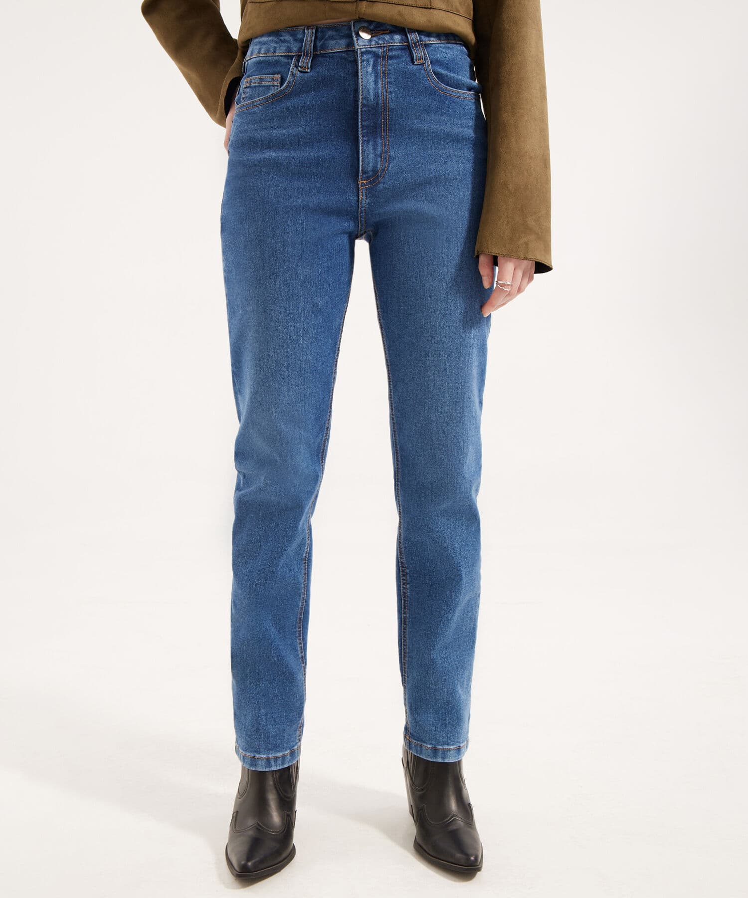 Jean Encanto Clásico azul marino para mujer, vista principal