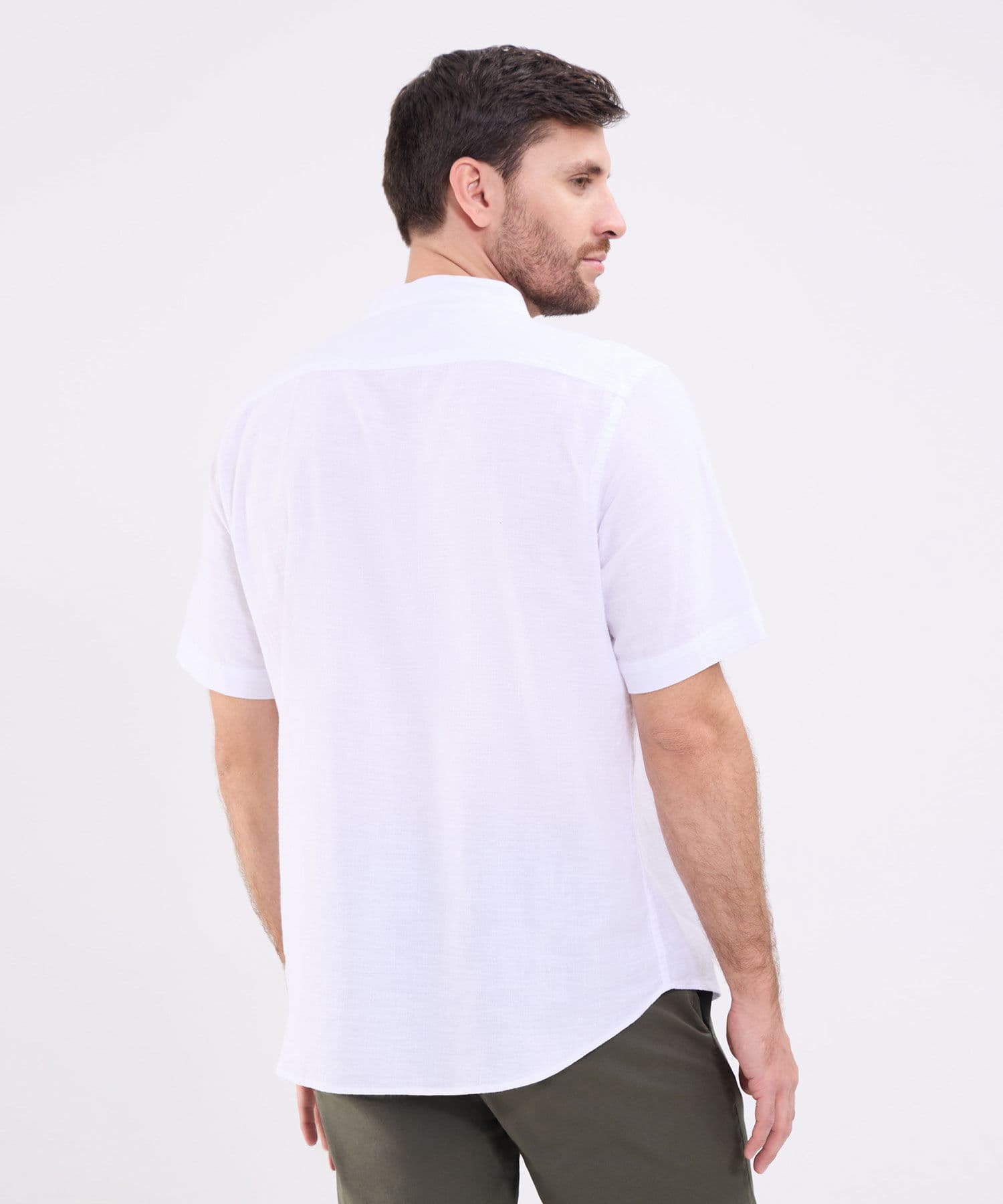 Camisa Litoral de Día blanco para hombre, vista 4
