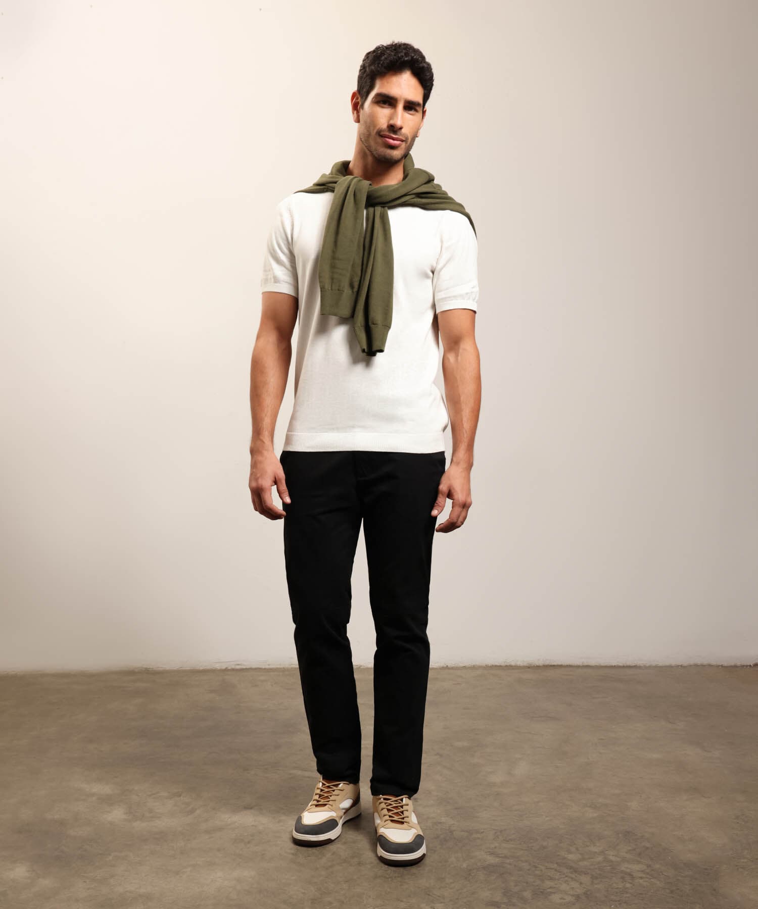 Camiseta Dalia Clásico arena para hombre, vista 2