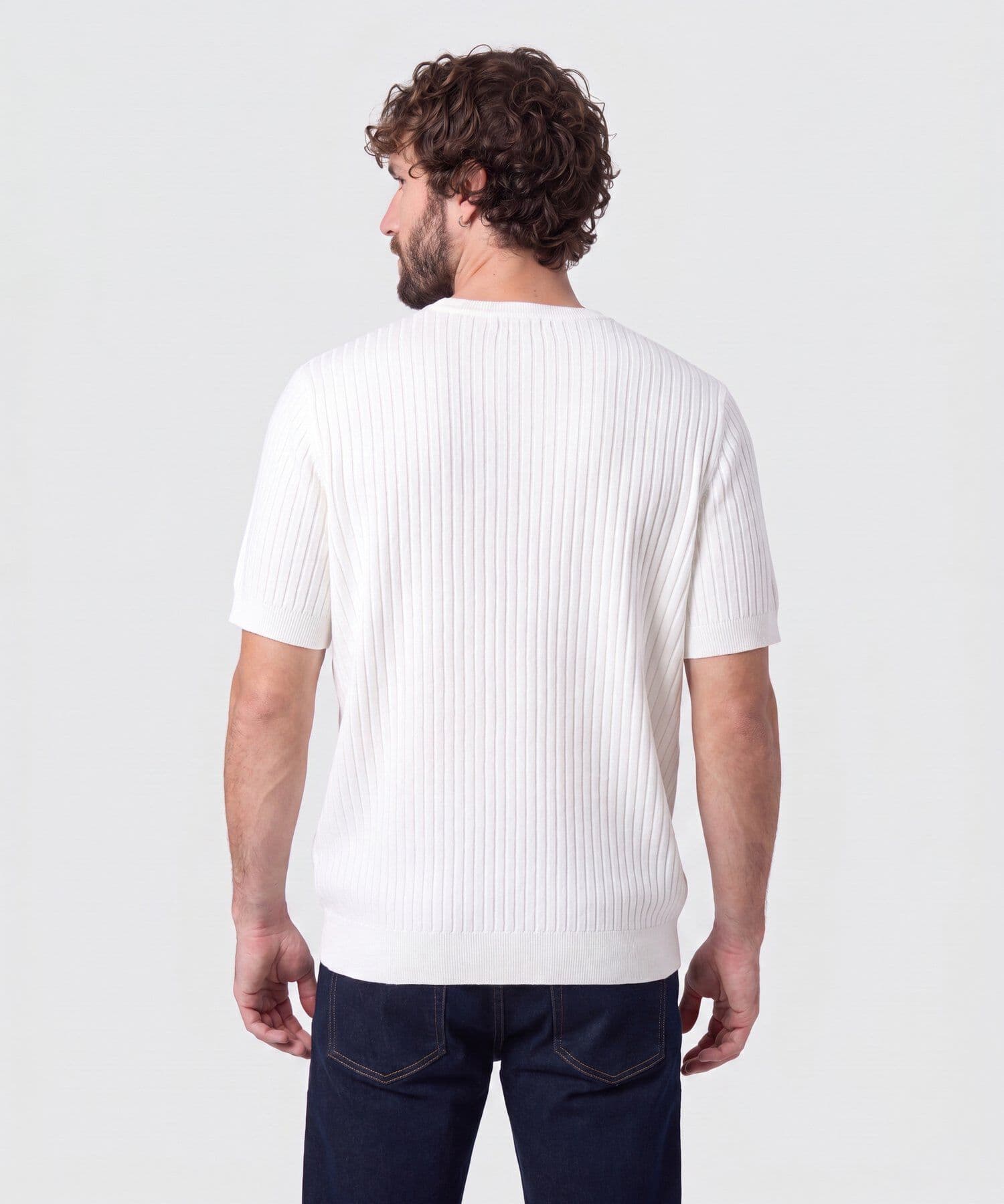 Camiseta Selva Urbano blanco para hombre, vista 4