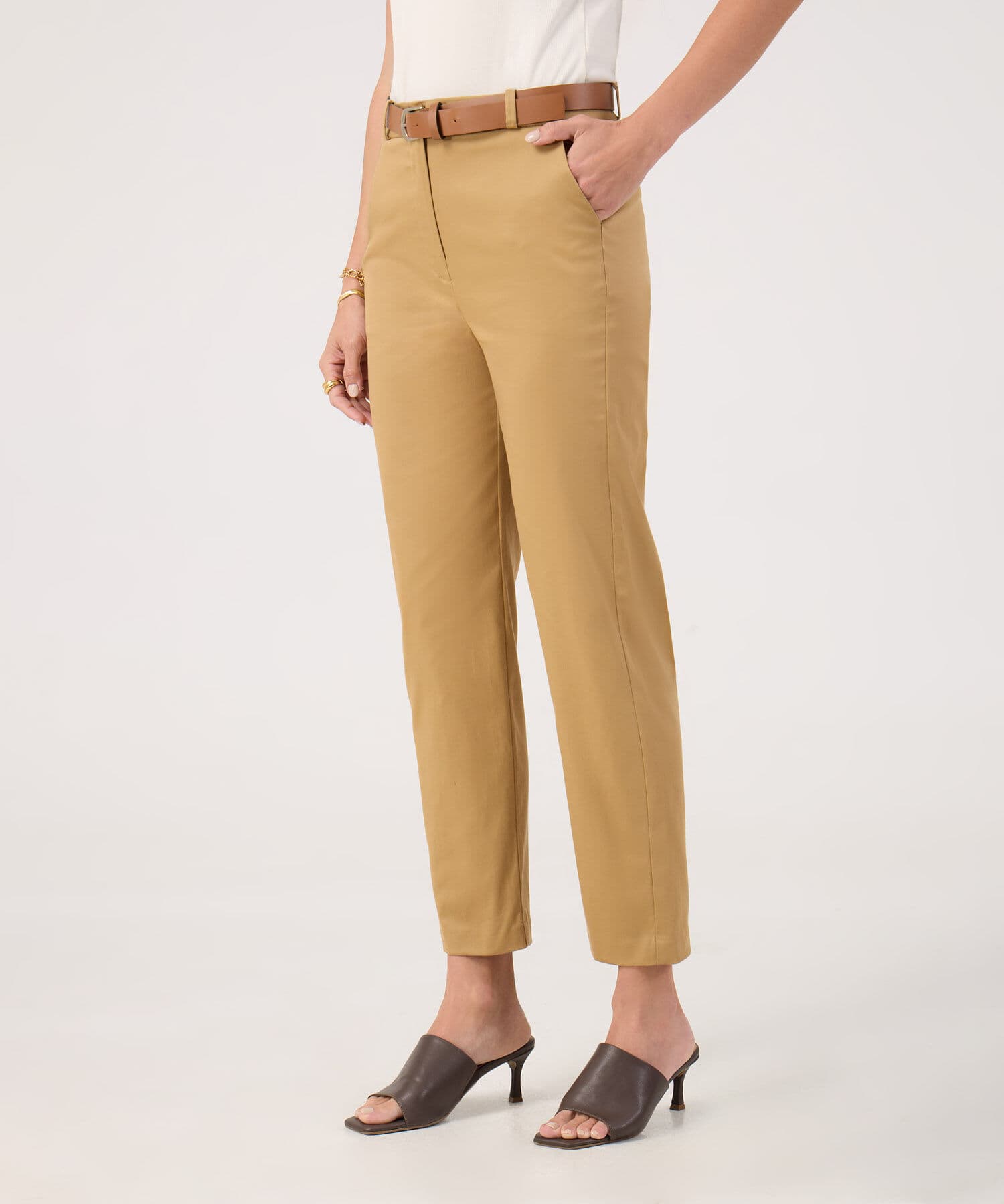 Pantalón Violeta de Viaje azul índigo para mujer, vista principal