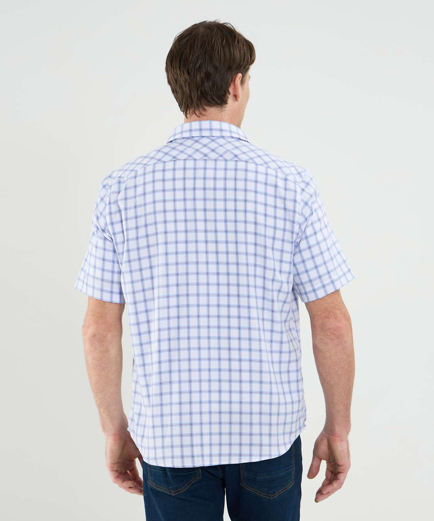 Camisa Salina Relajado blanco para hombre, vista 4