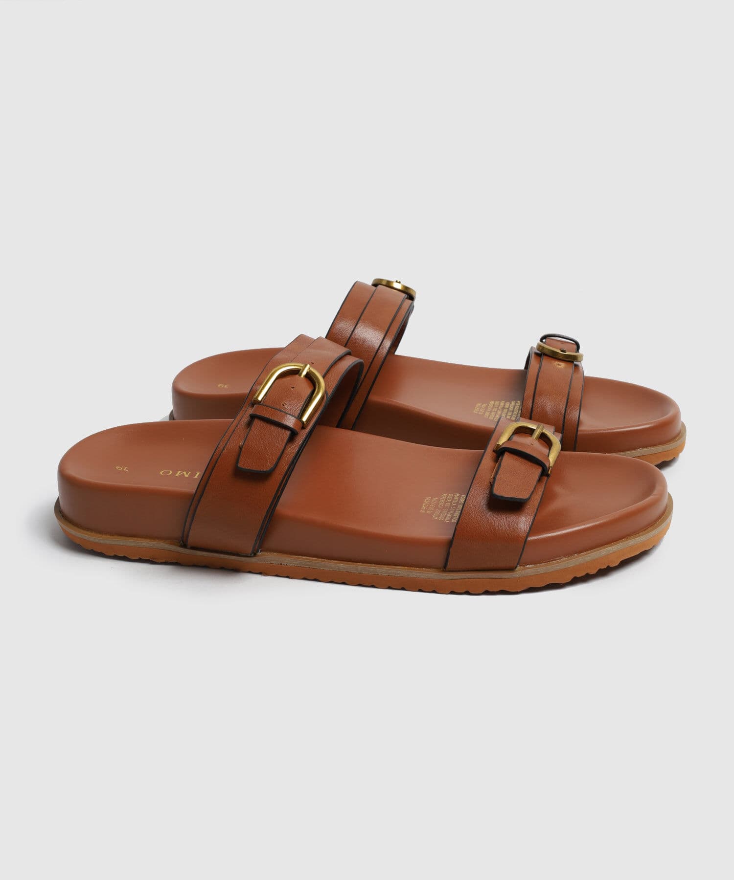 Sandalia Horizonte Fluido café para mujer, vista 2