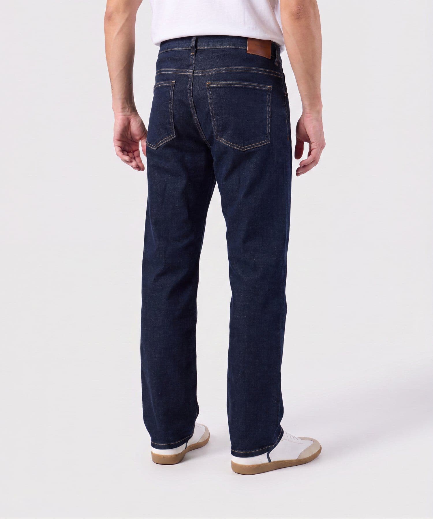 Jean Encanto Sastre azul marino para hombre, vista 4
