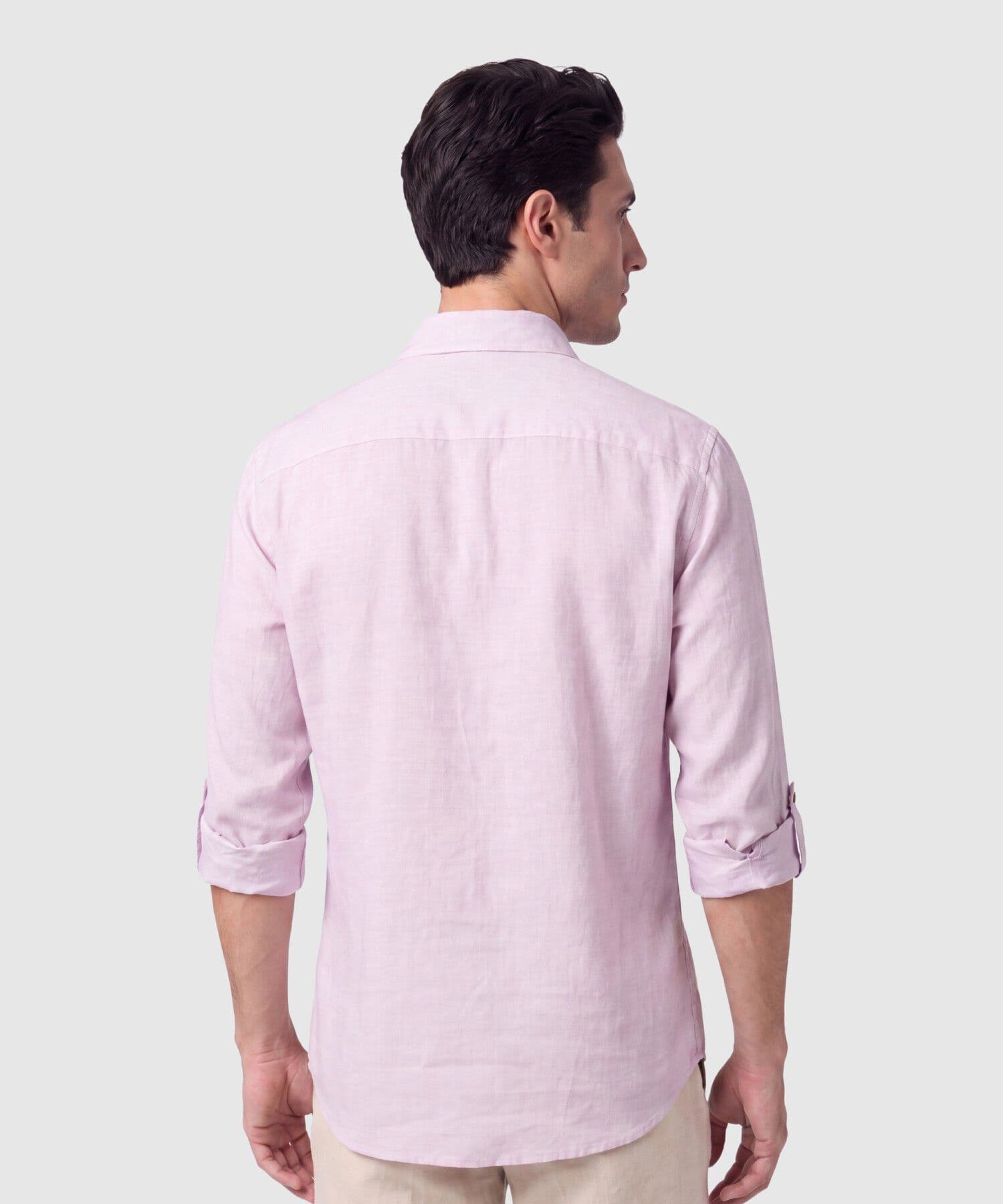 Camisa Solana Ligero rojo granada para hombre, vista 4
