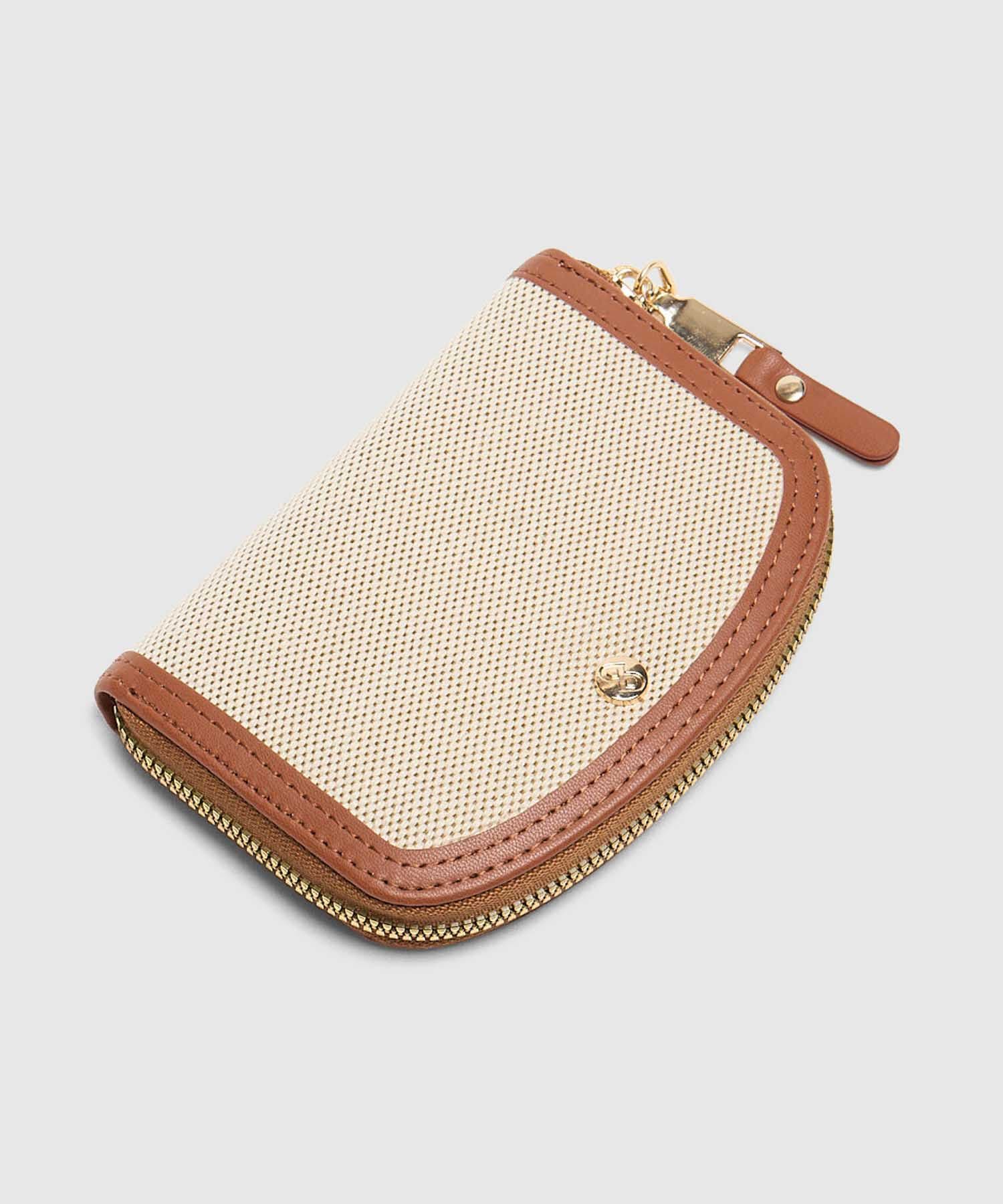 Billetera Coral de Día café para mujer, vista 3