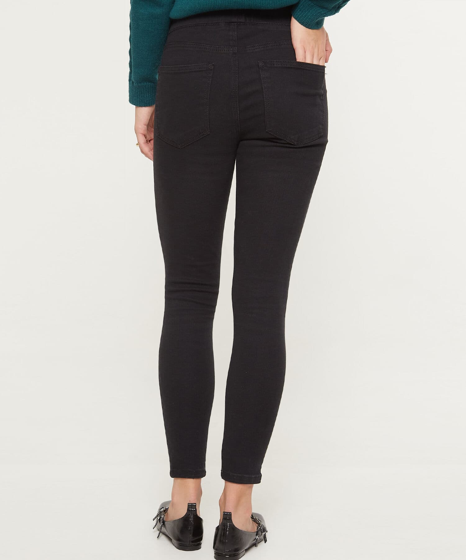 Camiseta Jacaranda Ligero negro para mujer, vista 4