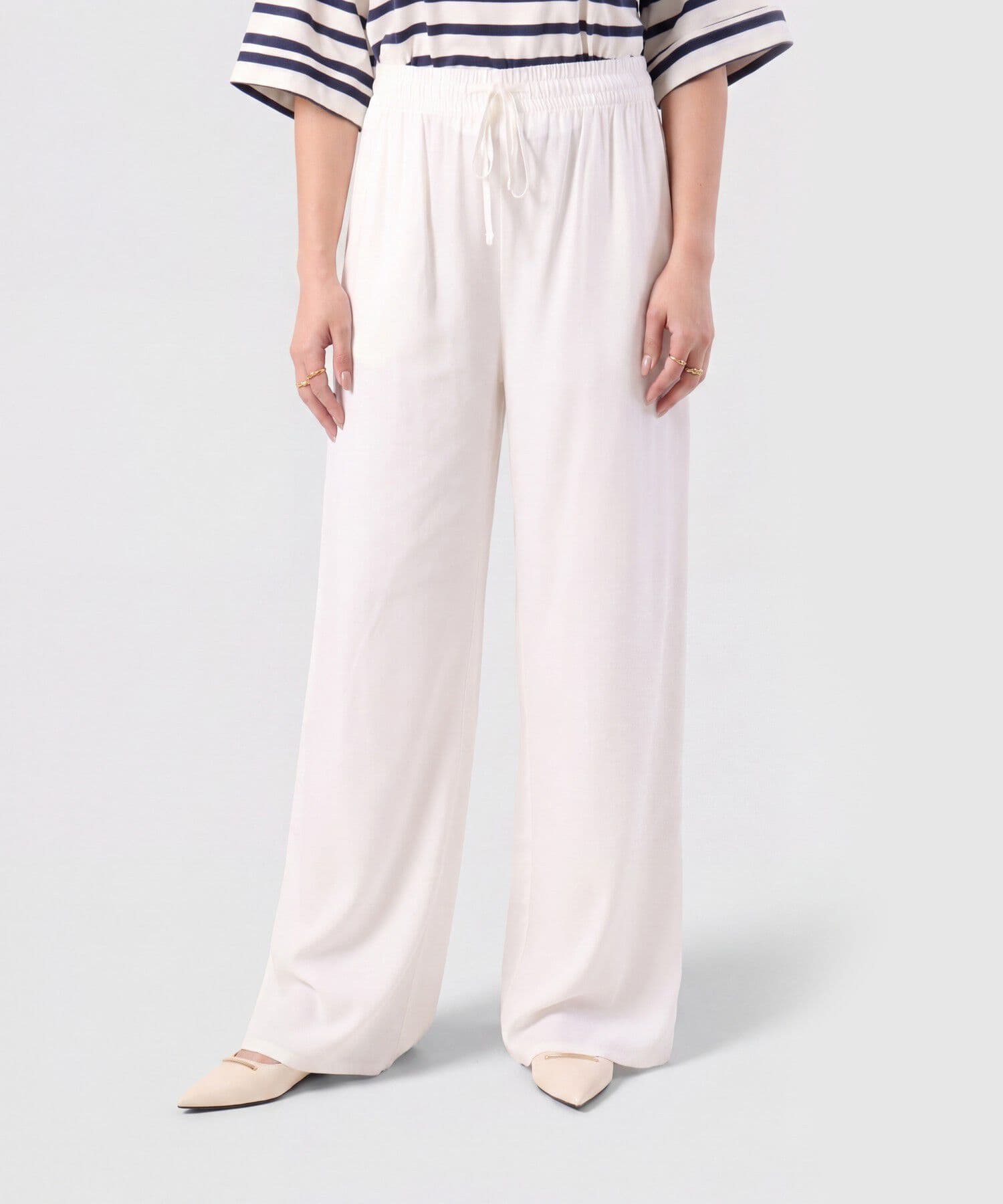 Pantalón Valentina Edición Índigo blanco para mujer, vista principal