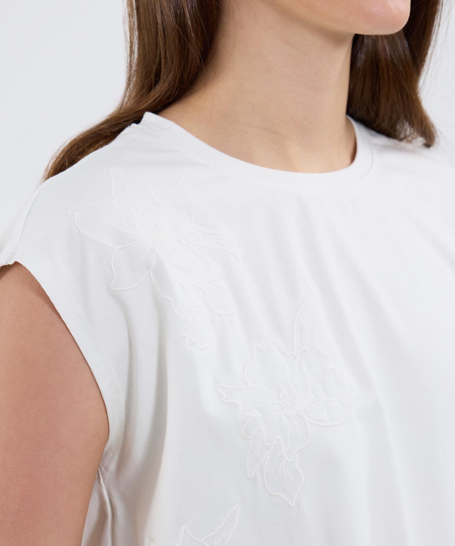 Camiseta Brisa Edición Índigo blanco para mujer, vista 3