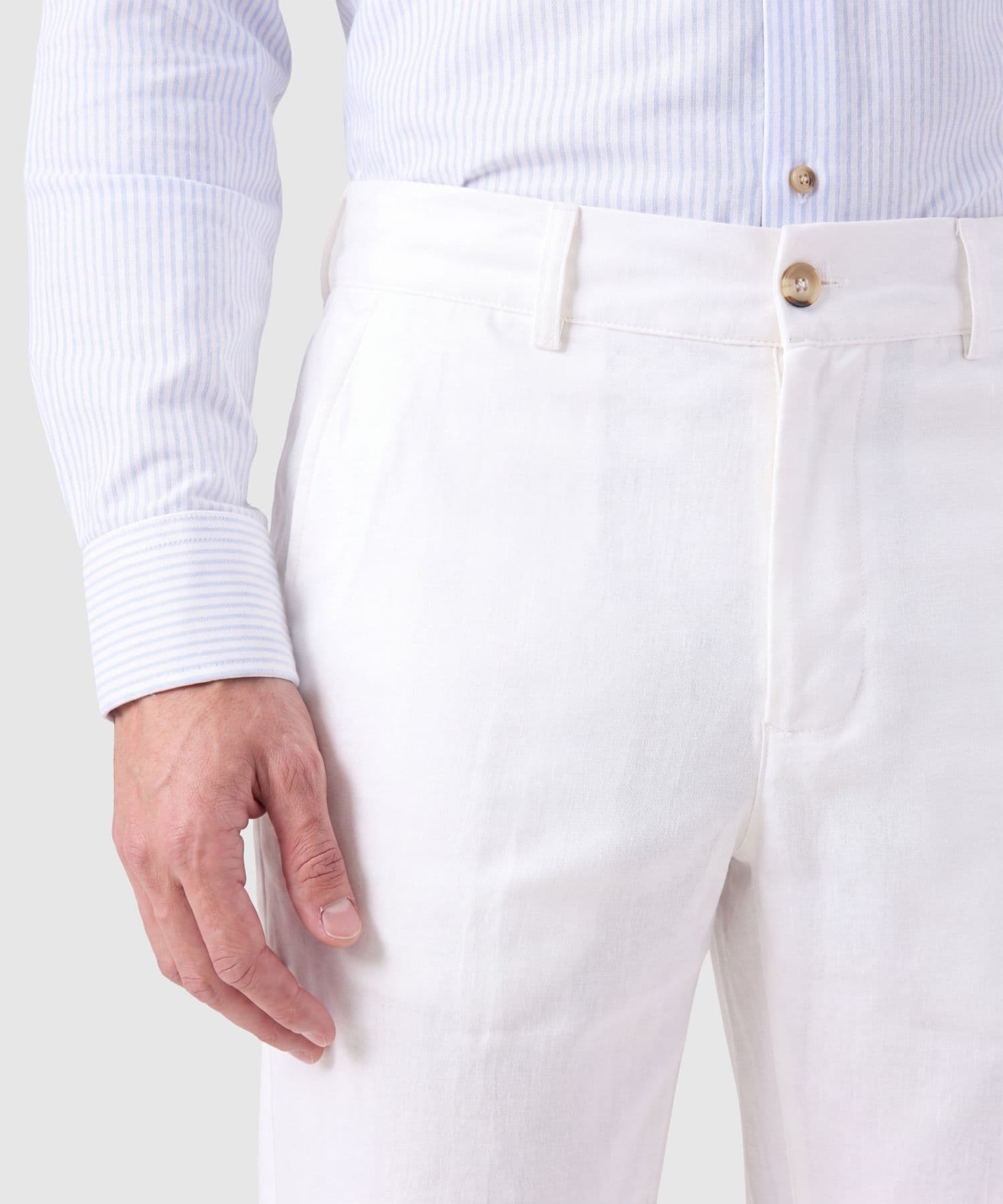 Bermuda Dalia Esencial blanco para hombre, vista 3