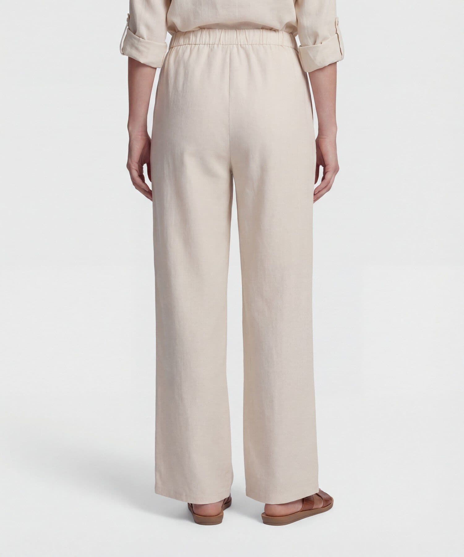 Pantalón Orquídea Contemporáneo arena para mujer, vista 4