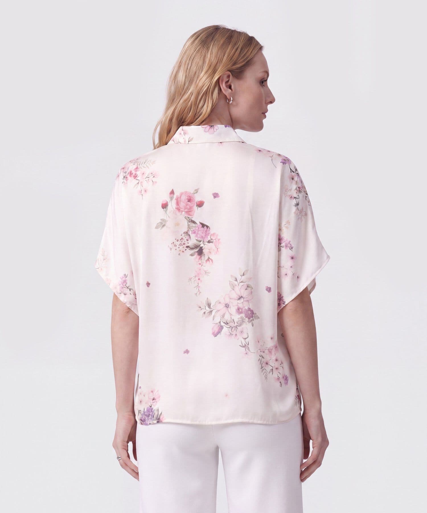 Blusa Brisa Suave azul marino para mujer, vista 4