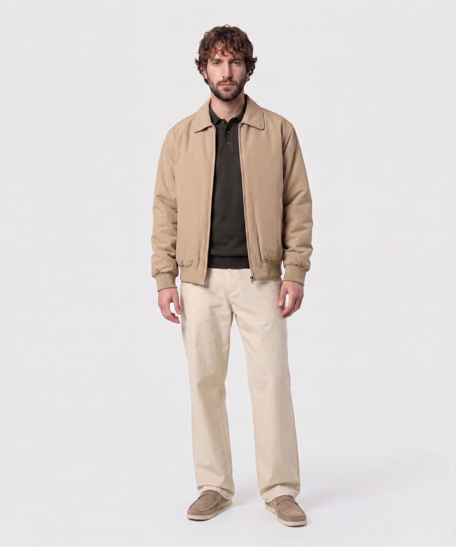 Polo Sierra Sastre verde oliva para hombre, vista 2