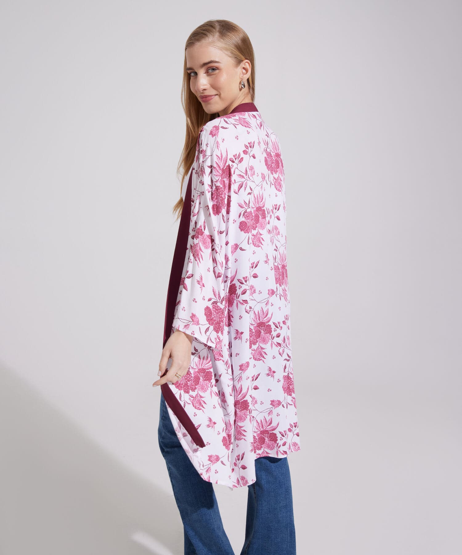 Buzo Guayacán Contemporáneo rosa empolvado para mujer, vista 4