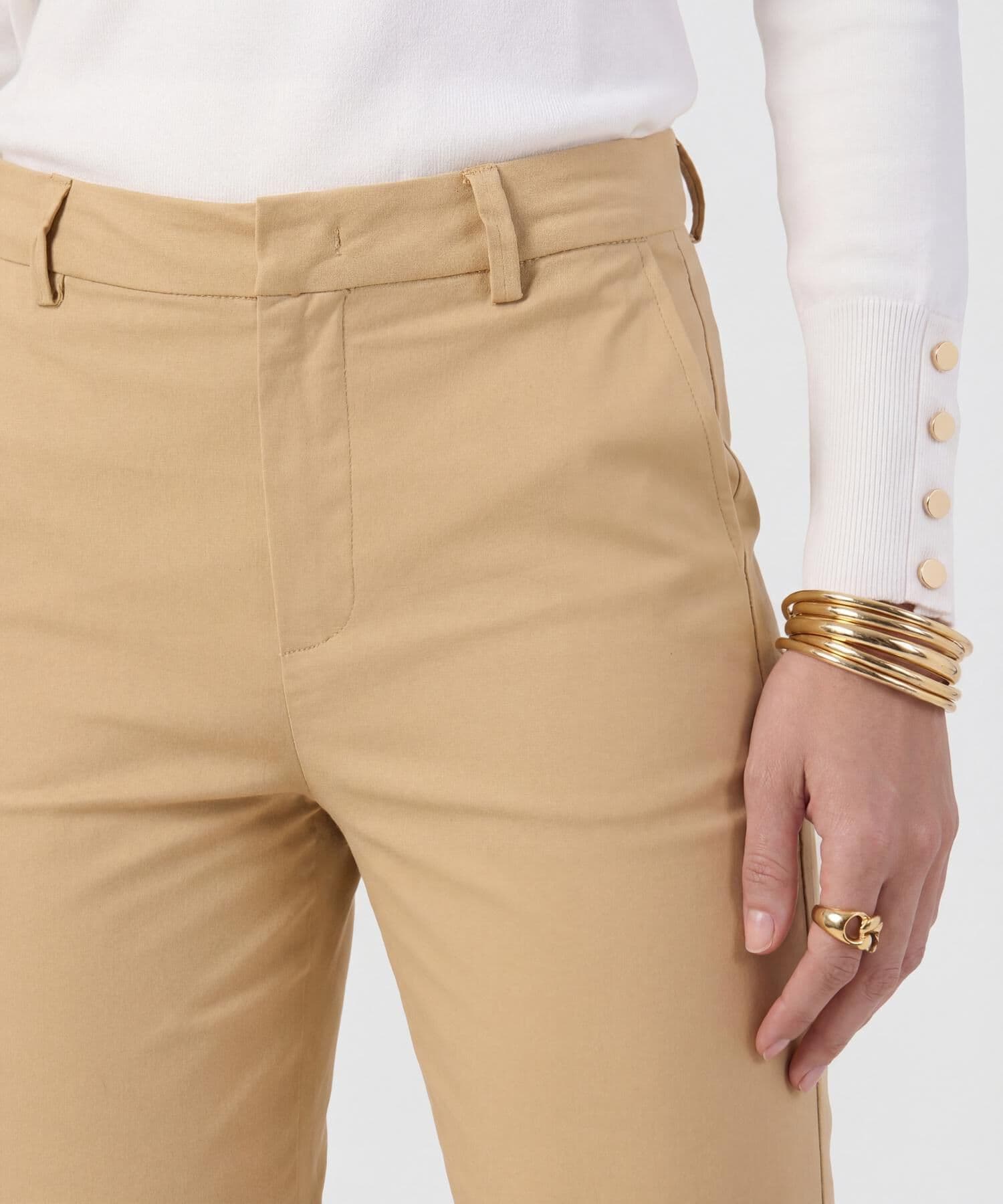 Pantalón Emilia Contemporáneo café para mujer, vista 3