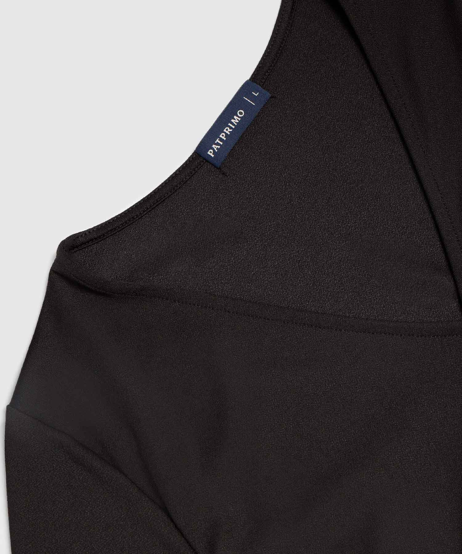 Camiseta Candelaria Minimalista negro para mujer, vista 2