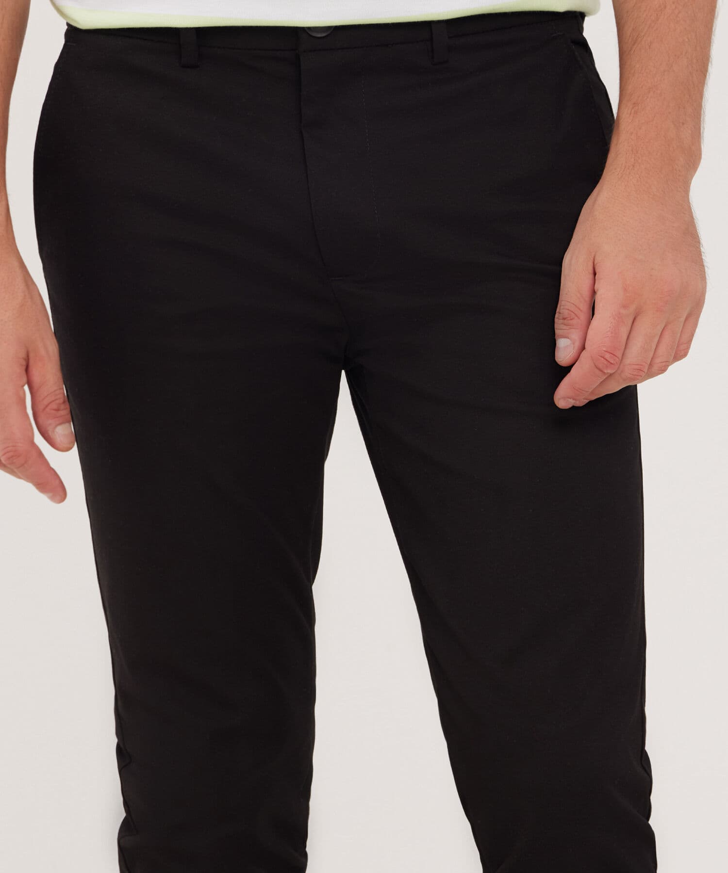 Pantalón Violeta de Ciudad negro para hombre, vista 3