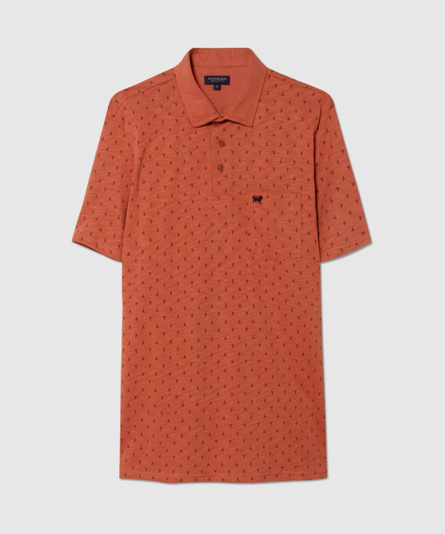 Polo Sierra Fluido naranja para hombre, vista 5