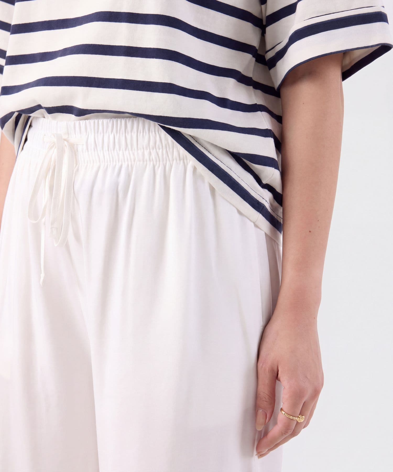 Pantalón Andina Suave blanco para mujer, vista 3
