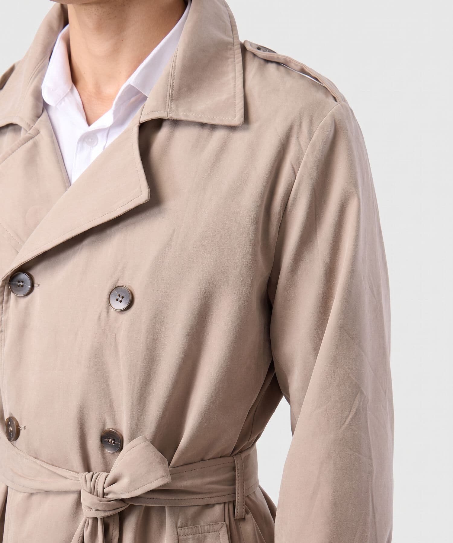 Chaqueta Candelaria Minimalista café para hombre, vista 3
